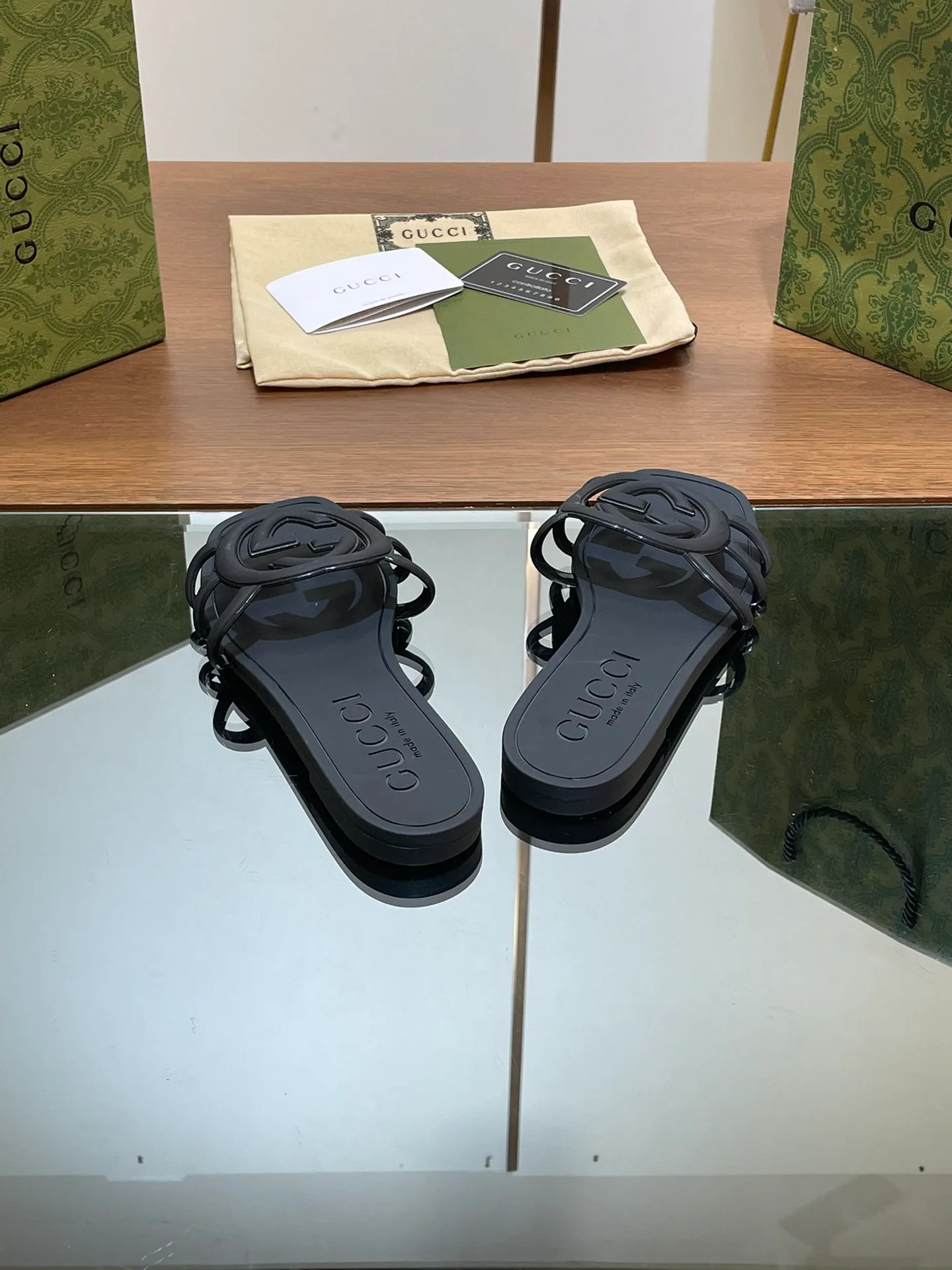 Шлепанцы Женские Gucci 15266