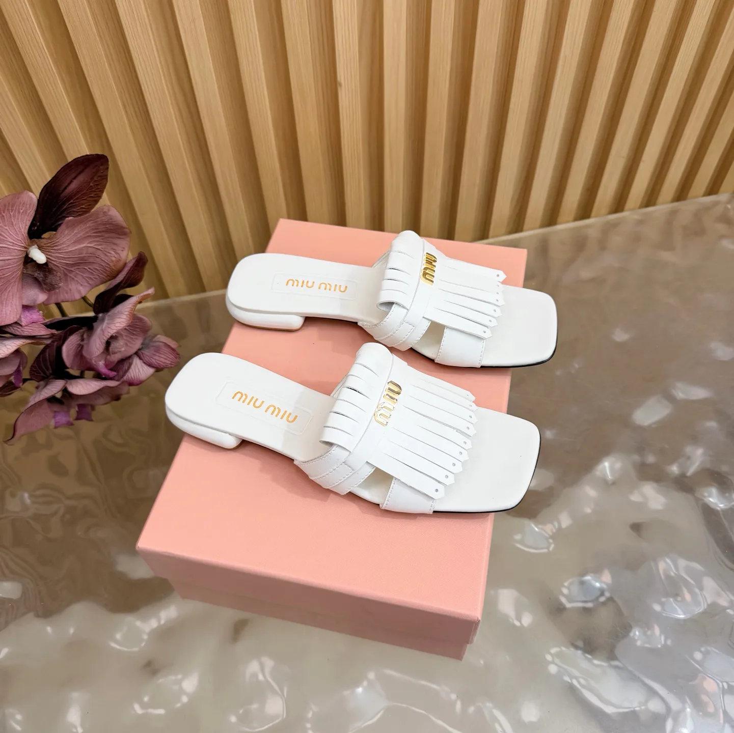 Шлепанцы Женские Miu Miu 9597375