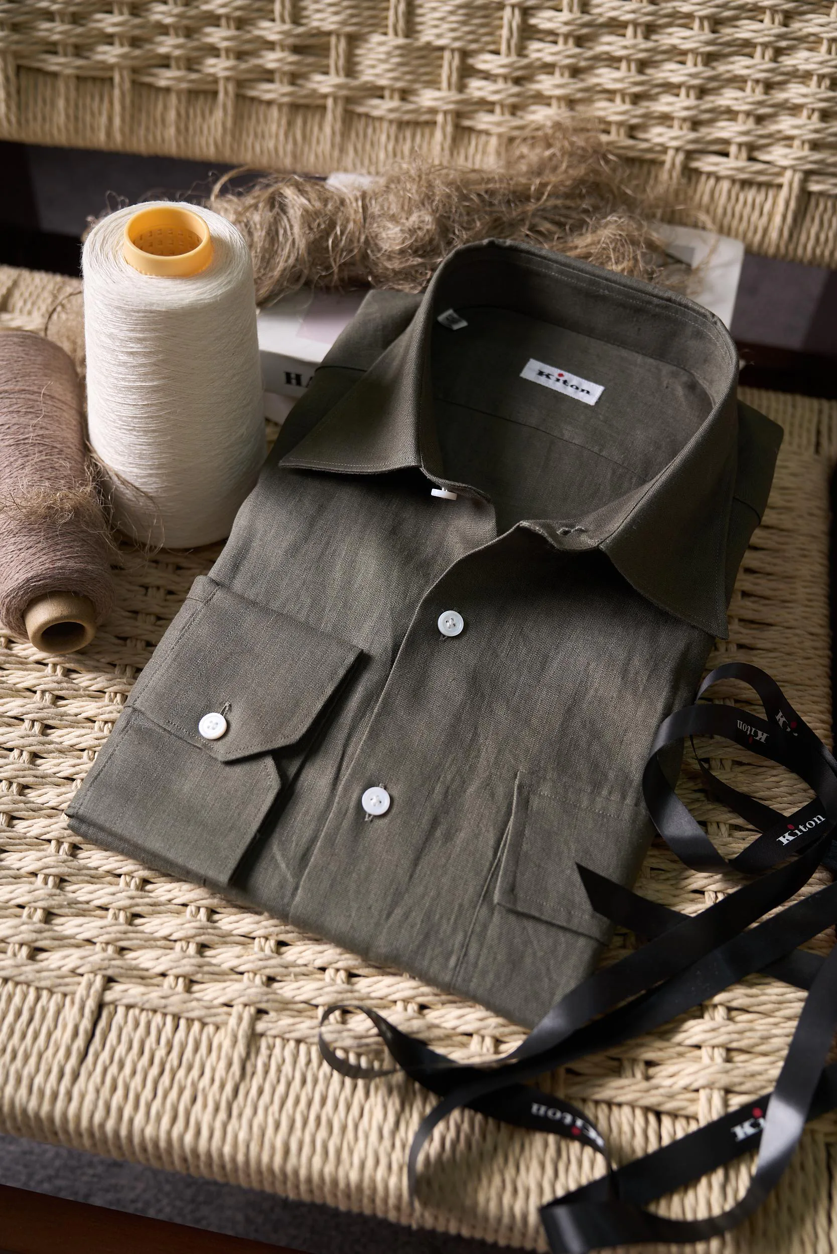 Рубашки Мужские Kiton 17999310