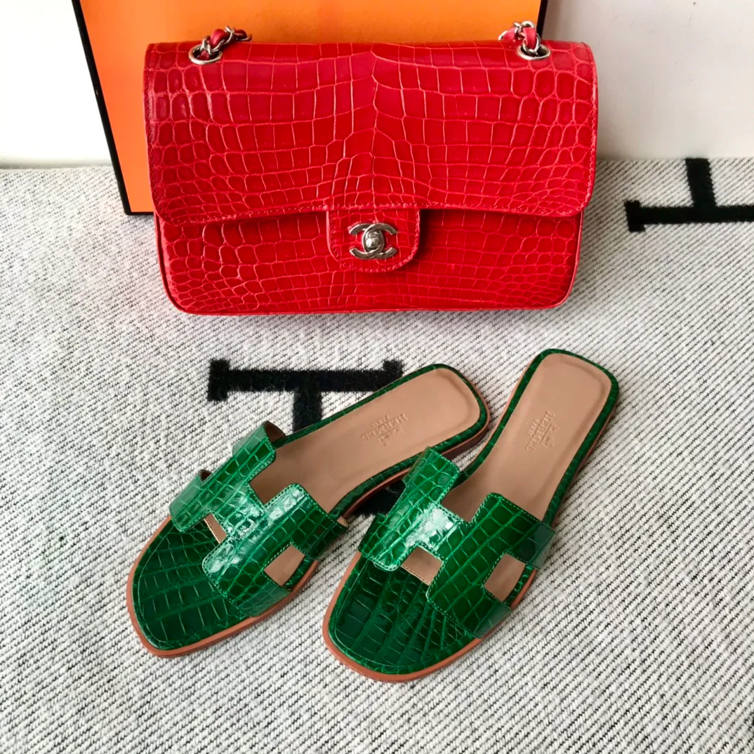 Шлепанцы Женские Hermes 3967448