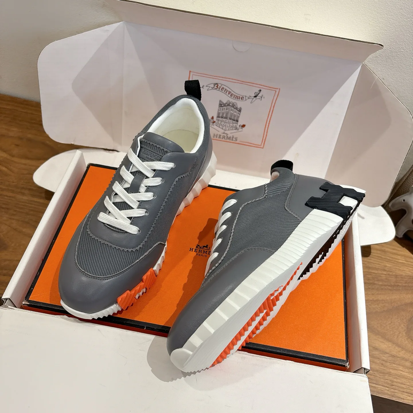 Кроссовки Мужские Hermes 302729