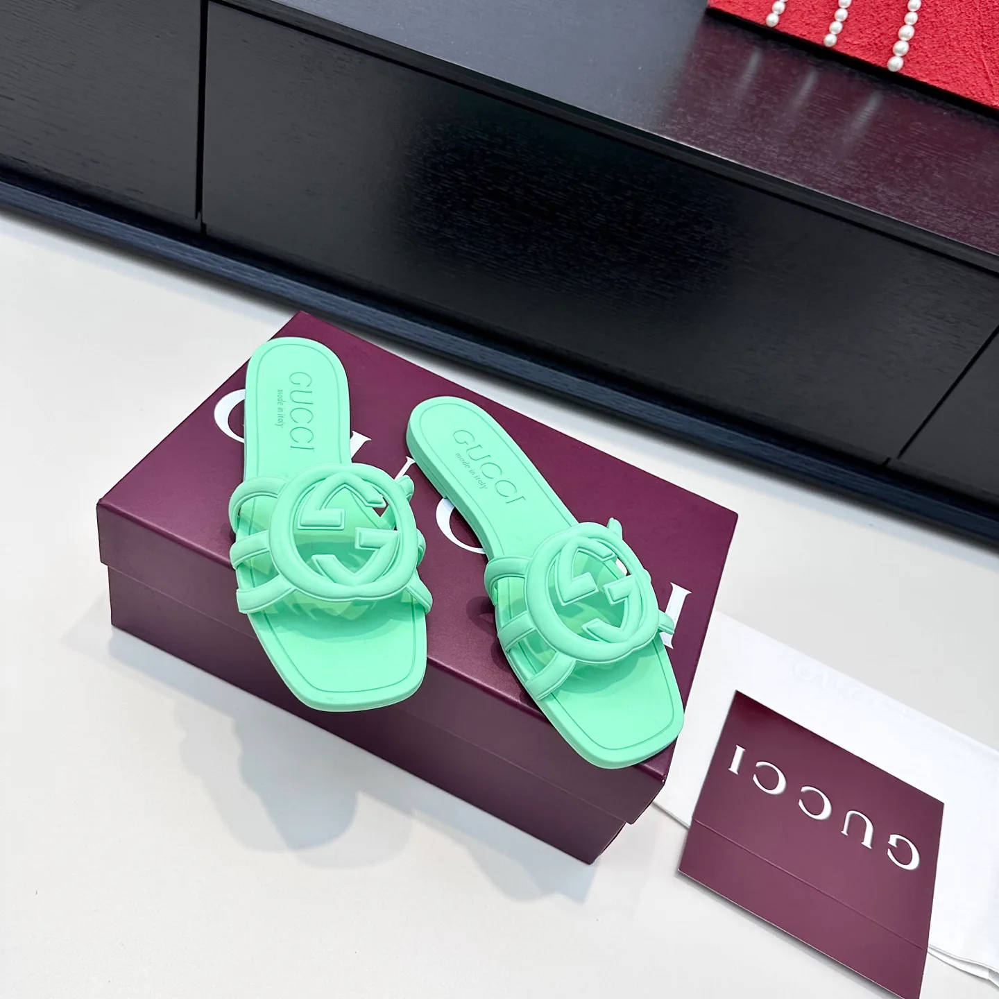 Шлепанцы Женские Gucci 15367064