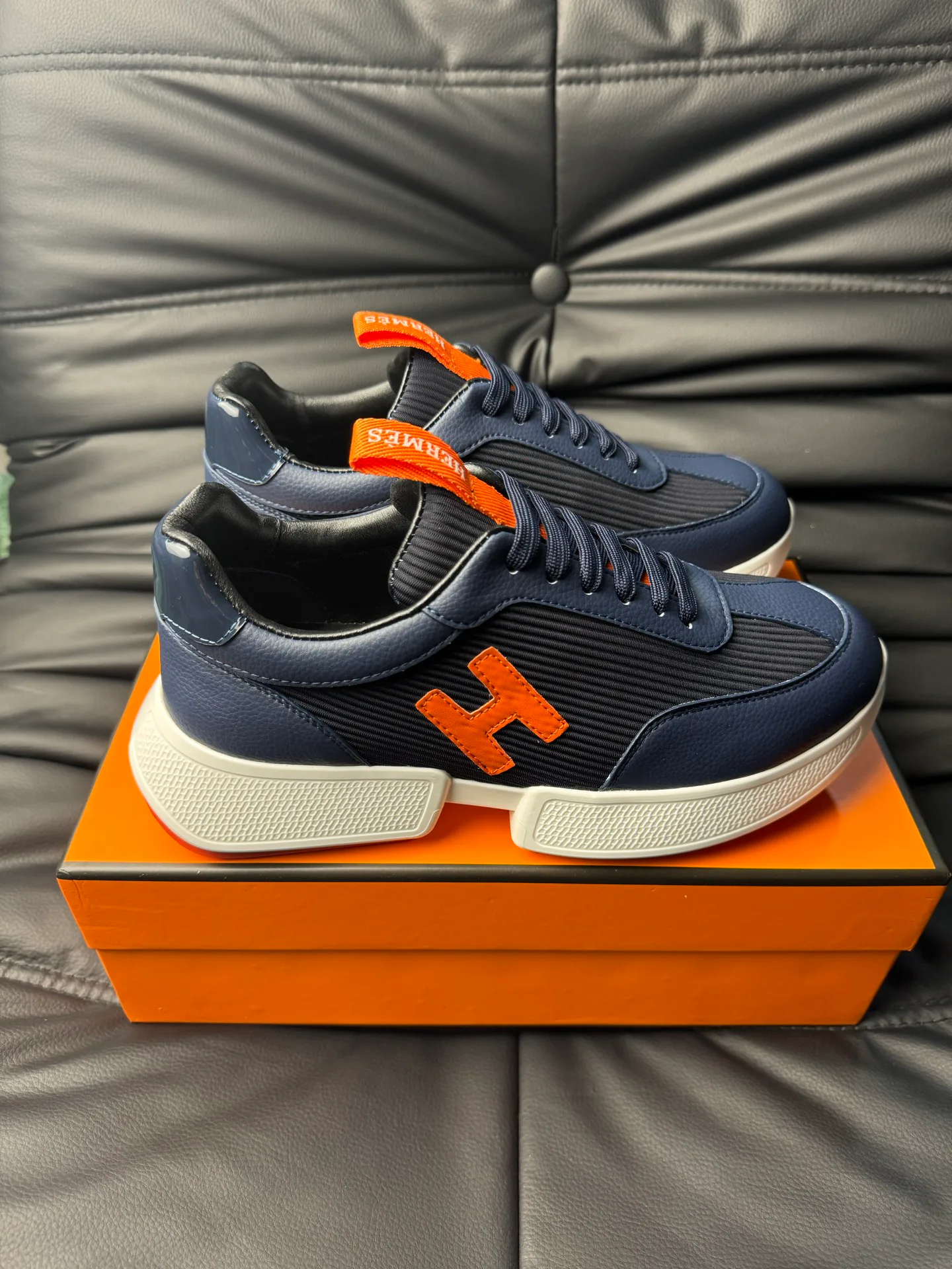 Кроссовки Мужские Hermes 494073