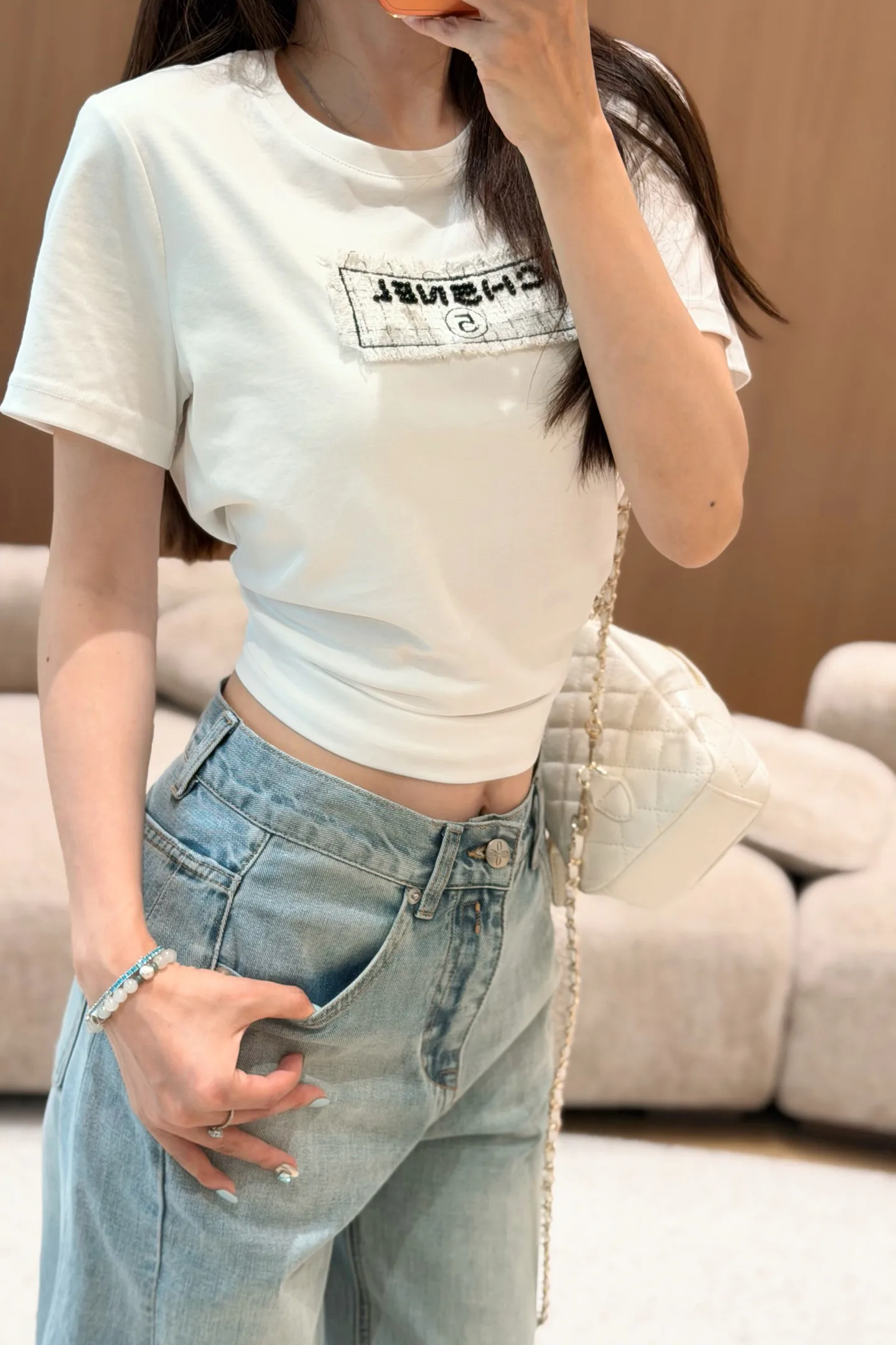 Футболки Женские Chanel 12766077