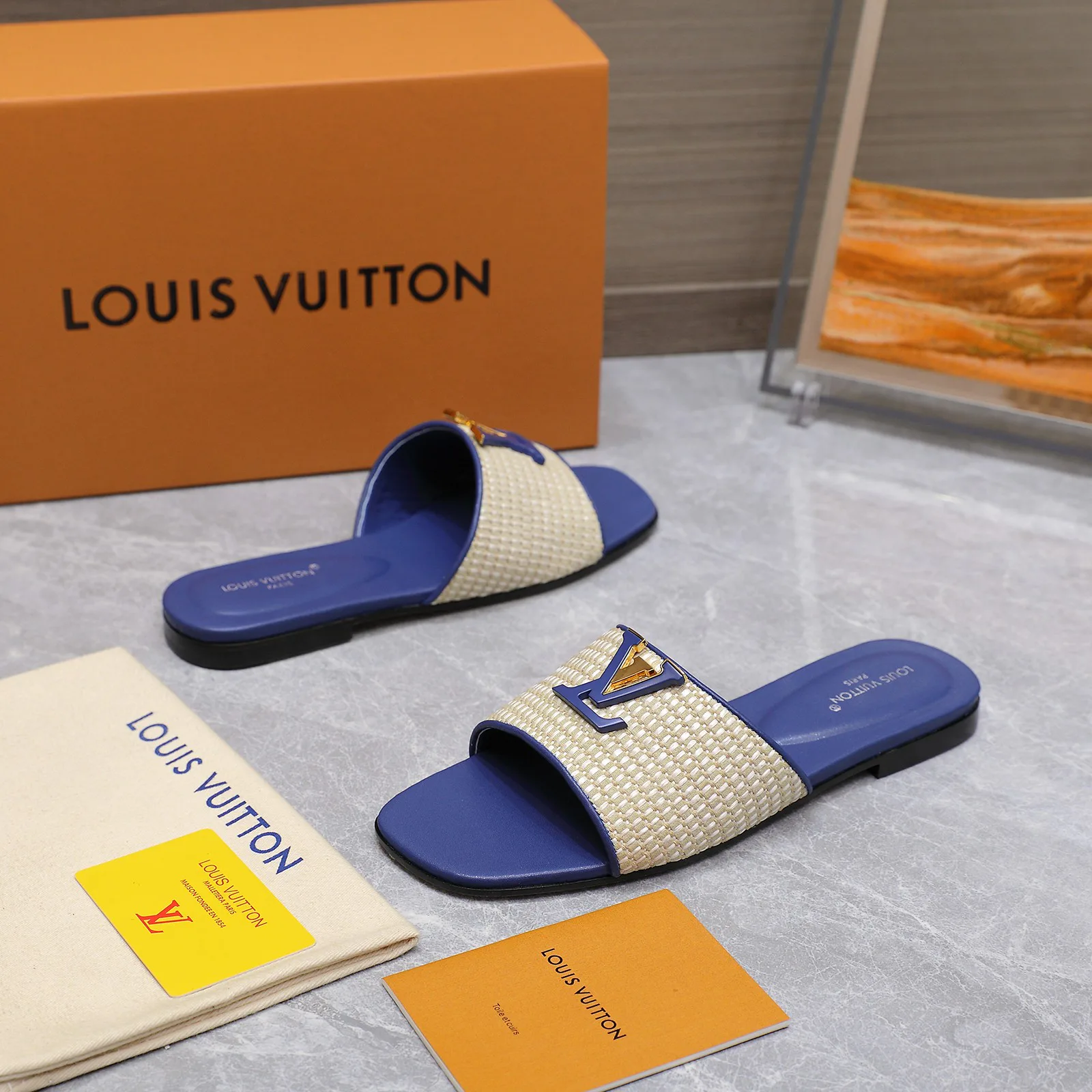 Шлепанцы Женские Louis Vuitton 491969