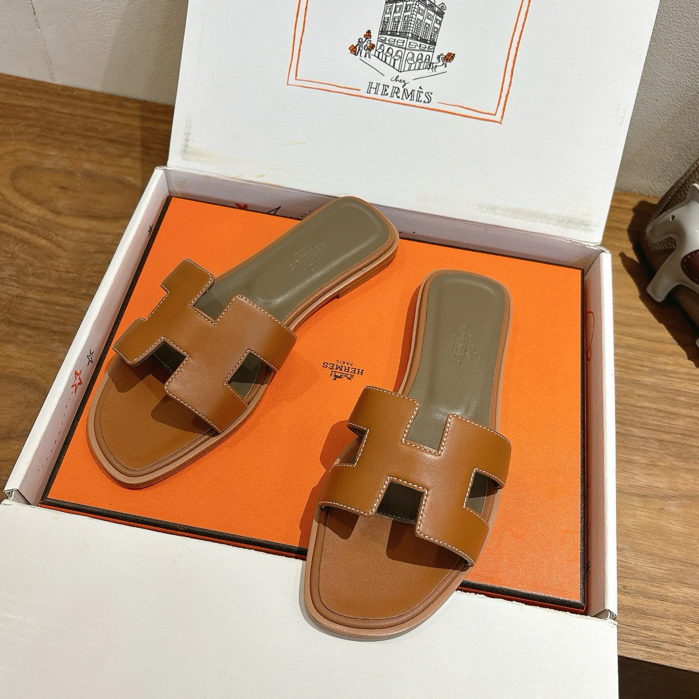 Шлепанцы Женские Hermes 396960