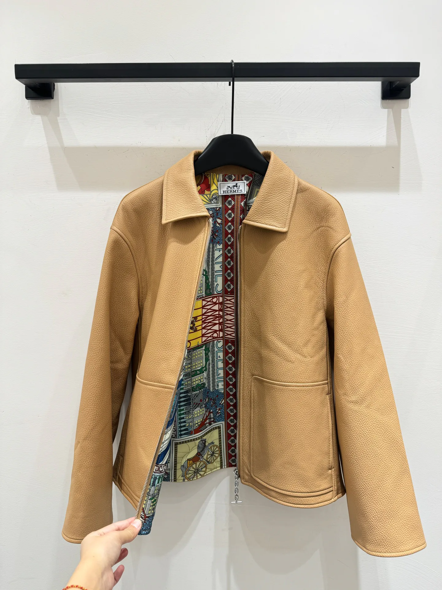 Кожаные Куртки И Дублёнки Женские Hermes 11187828