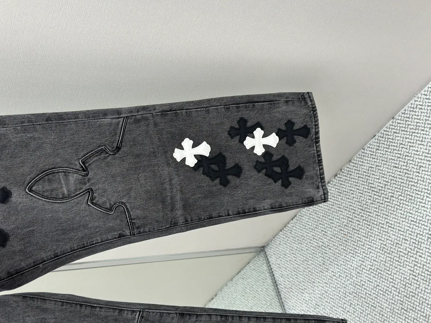 Джинсы Мужские Chrome Hearts 179079