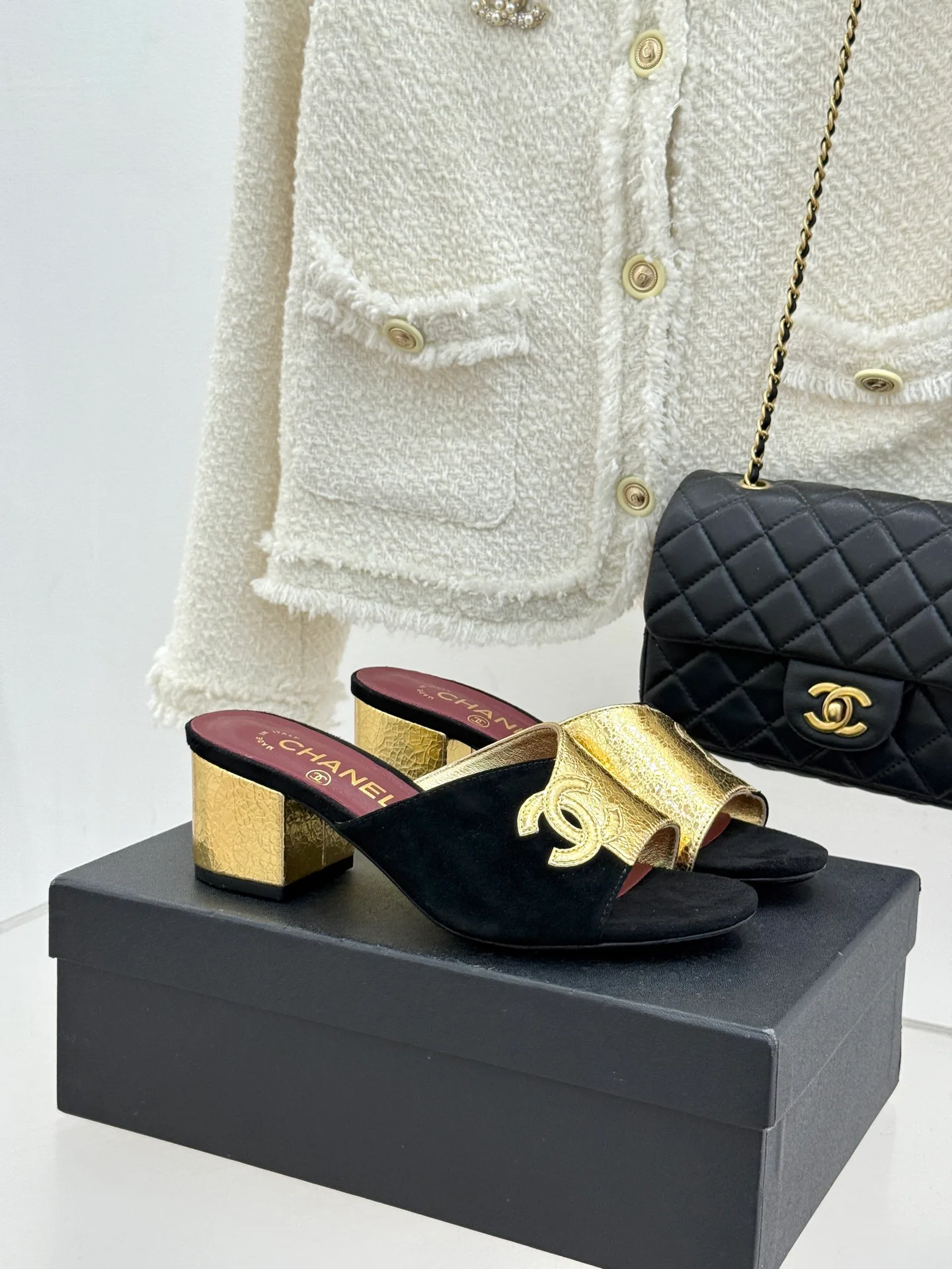 Босоножки Женские Chanel 12693147