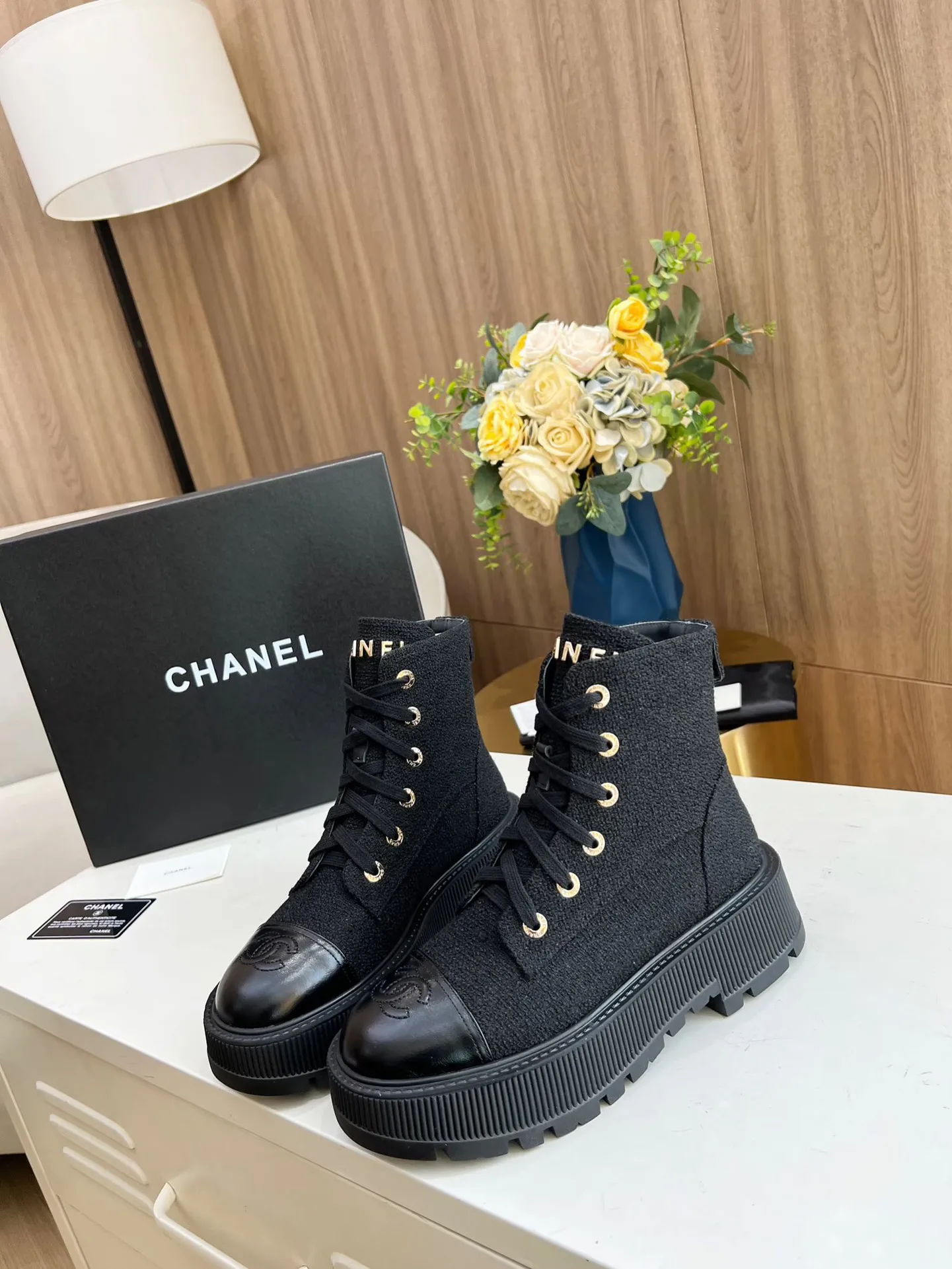 Ботинки Женские Chanel 1275066