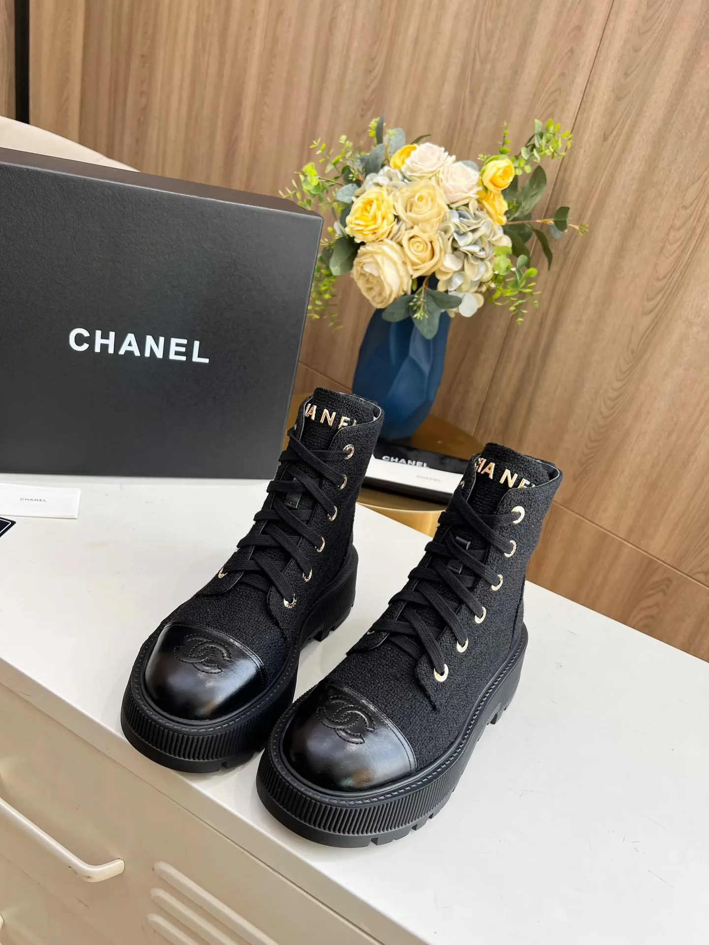 Ботинки Женские Chanel 1275066