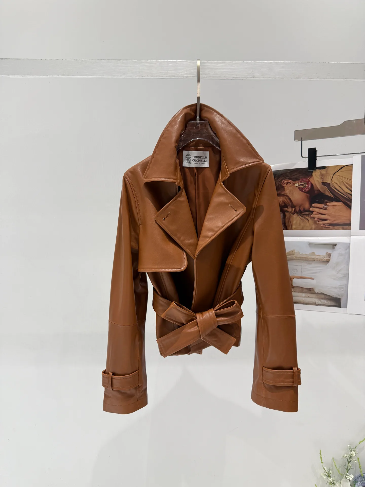 Кожаные Куртки И Дублёнки Женские Brunello Cucinelli 13683067