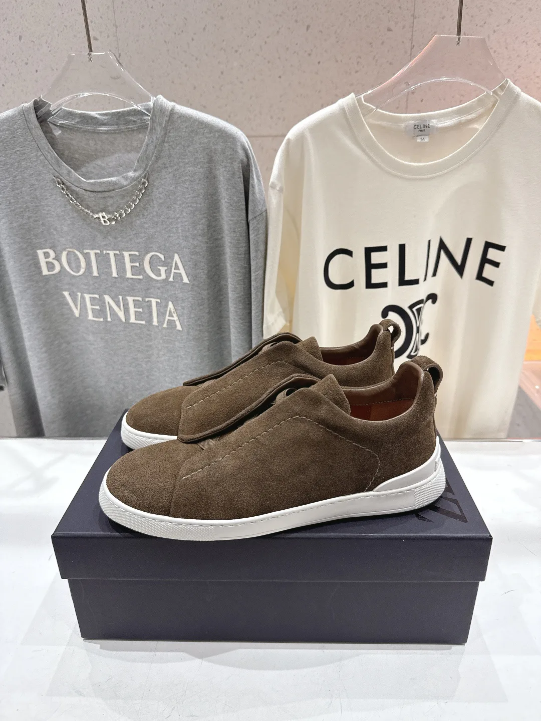 Слипоны Мужские Zegna 1293793