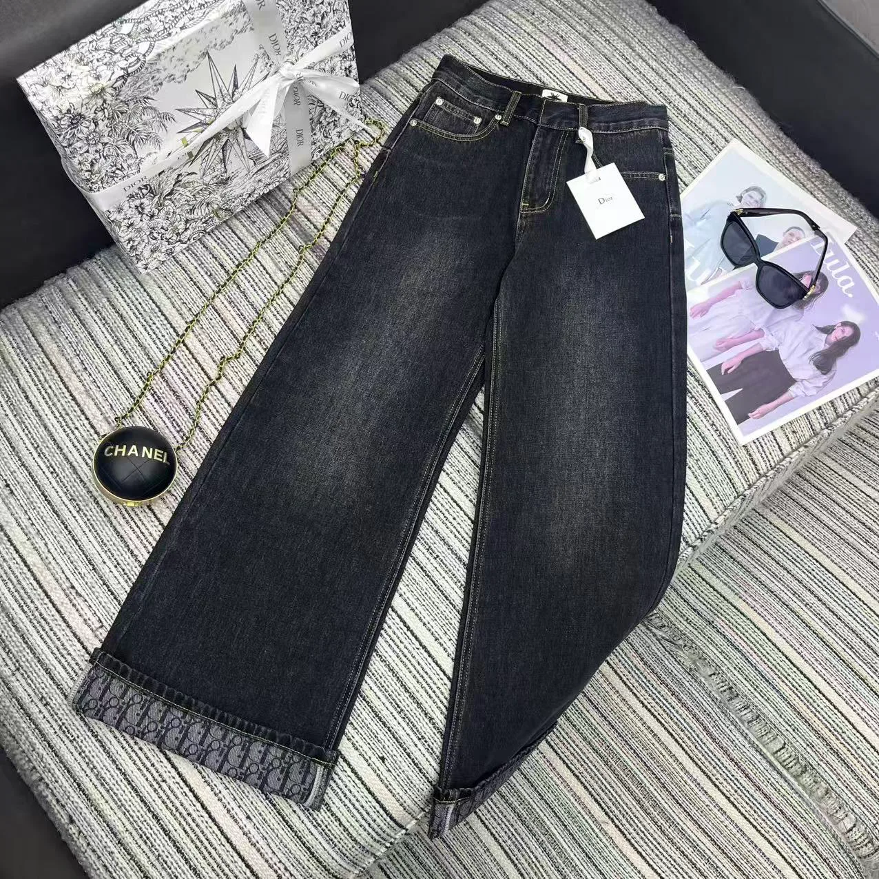 Джинсы Женские Christian Dior 181813