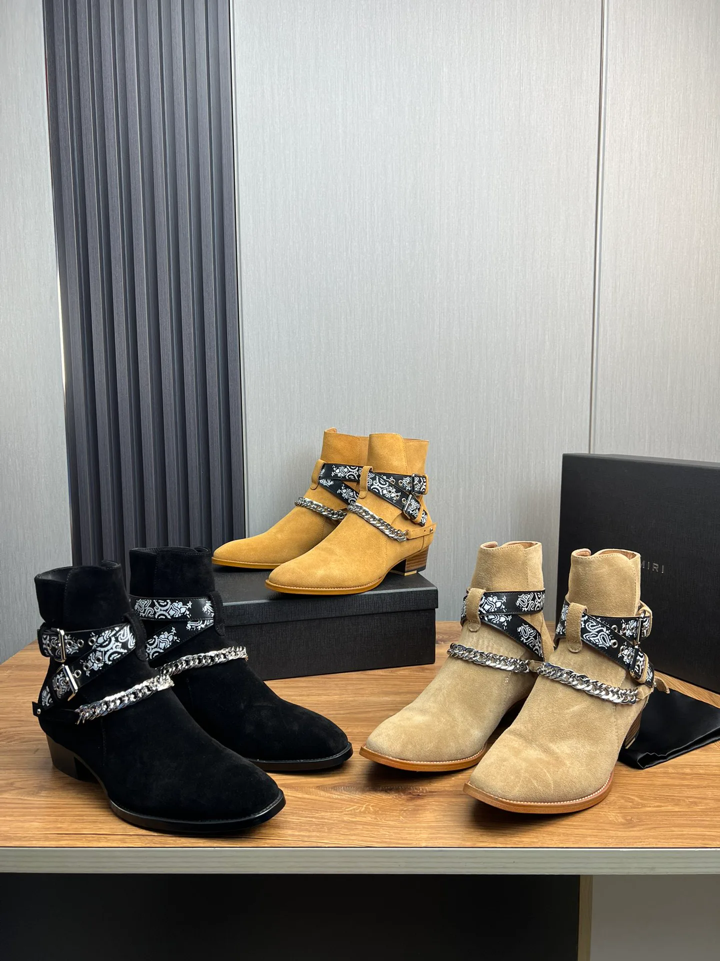 Ботинки Мужские Saint Laurent 1261435