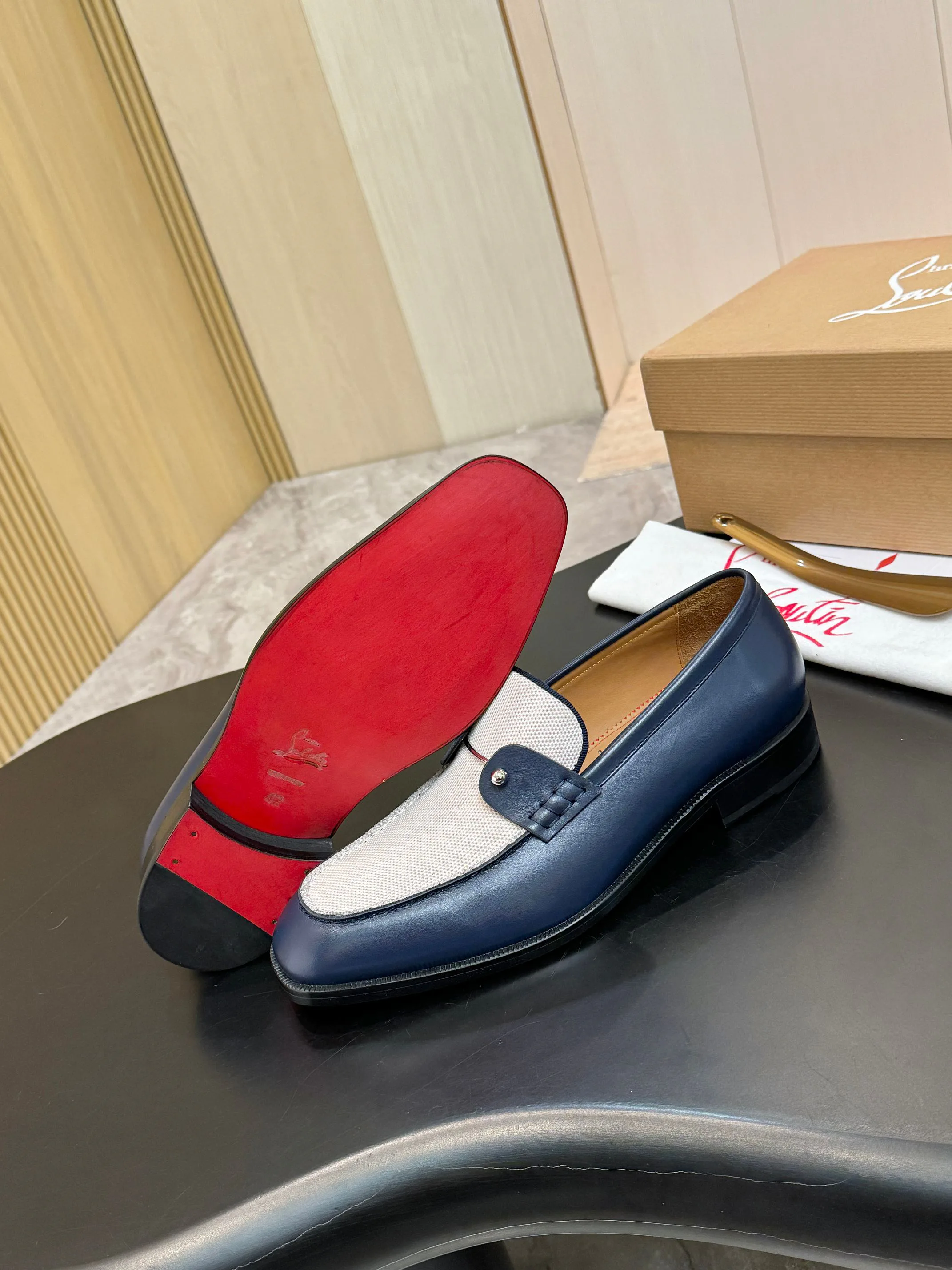 Лоферы И Туфли Мужские Christian Louboutin 18117275