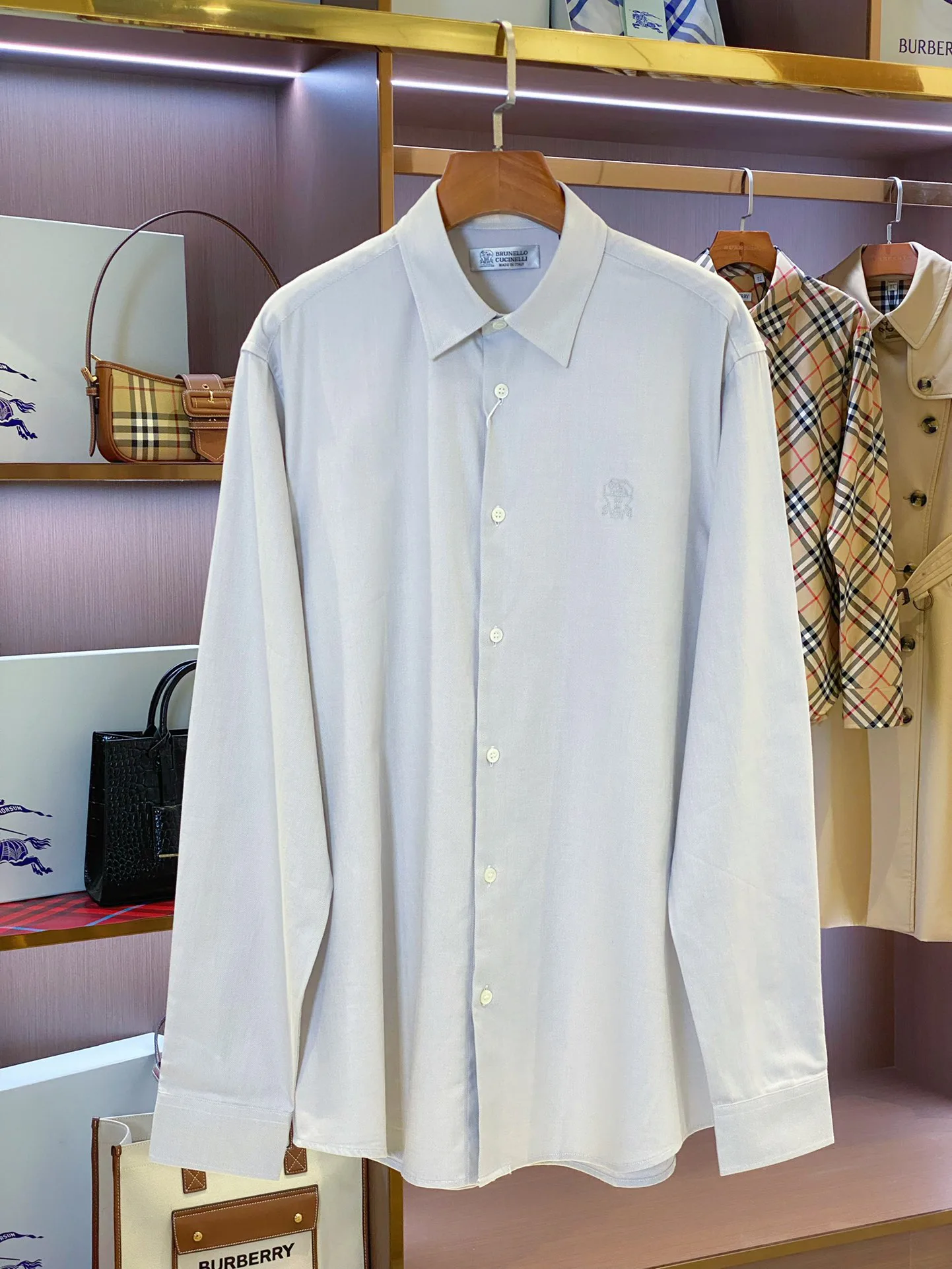 Рубашки Мужские Brunello Cucinelli 1878279