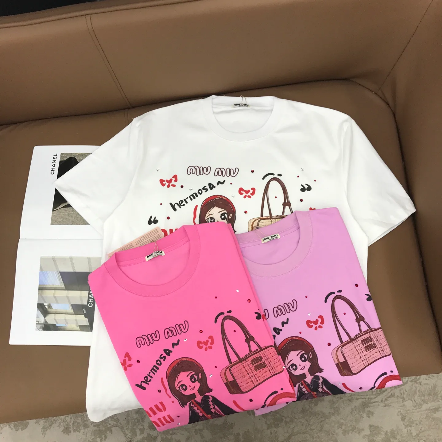 Футболки Женские Miu Miu 1856505