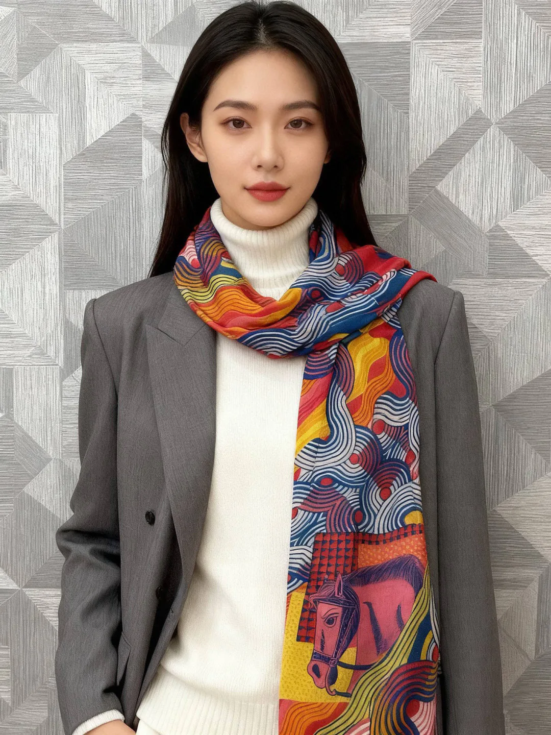 Шарфы Hermes 10236027