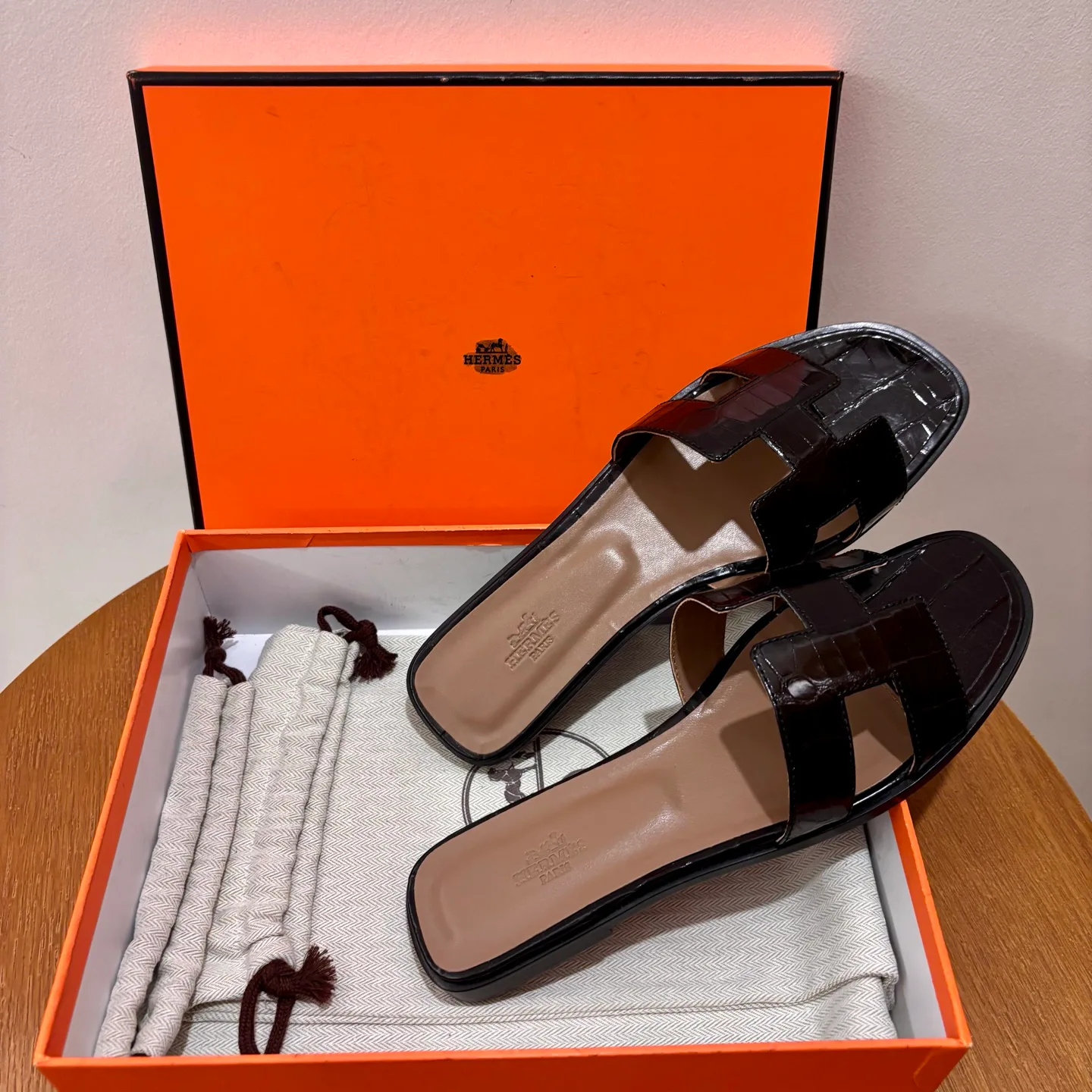 Шлепанцы Женские Hermes 4503988