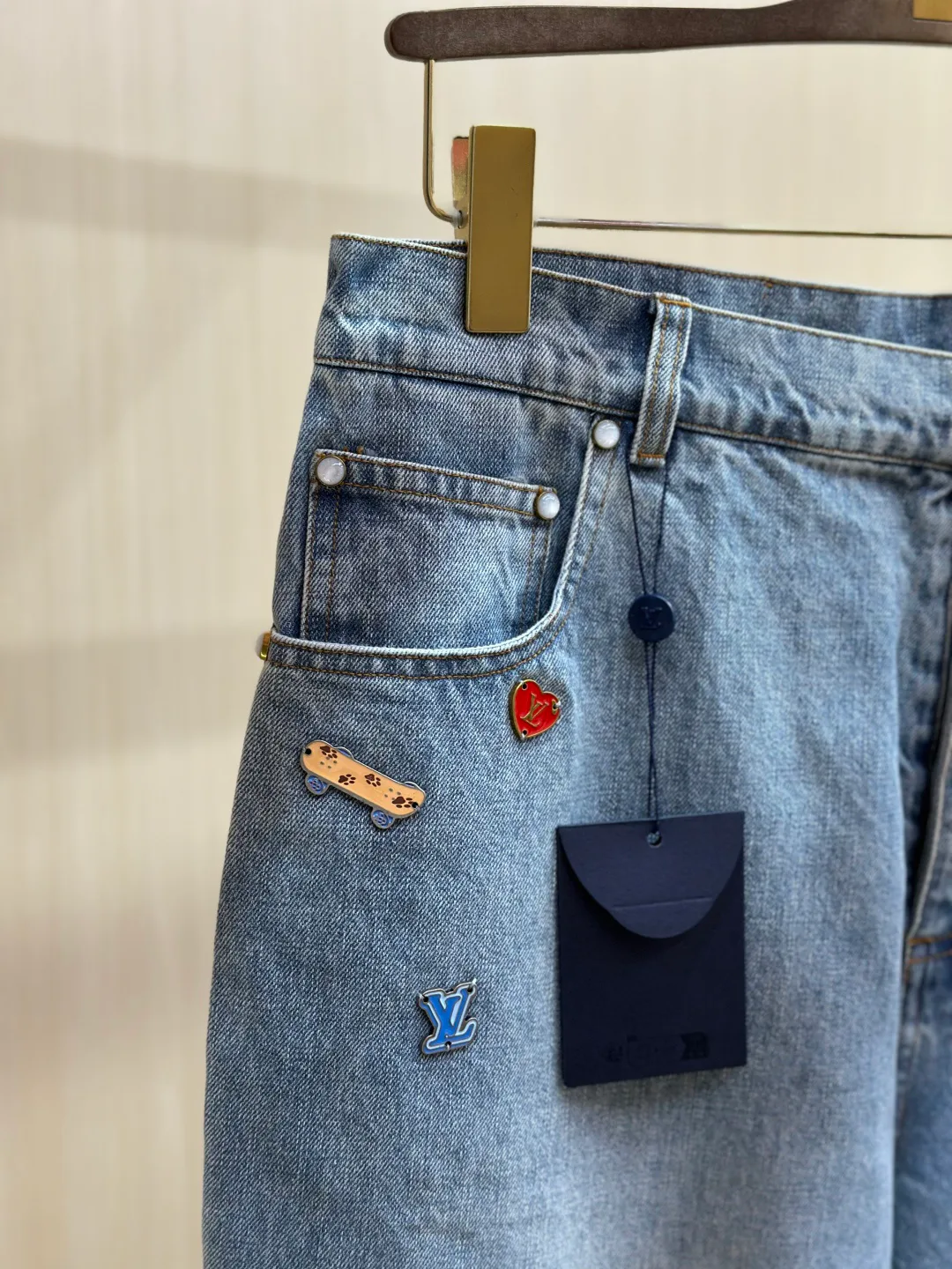 Джинсы Мужские Louis Vuitton 18599316