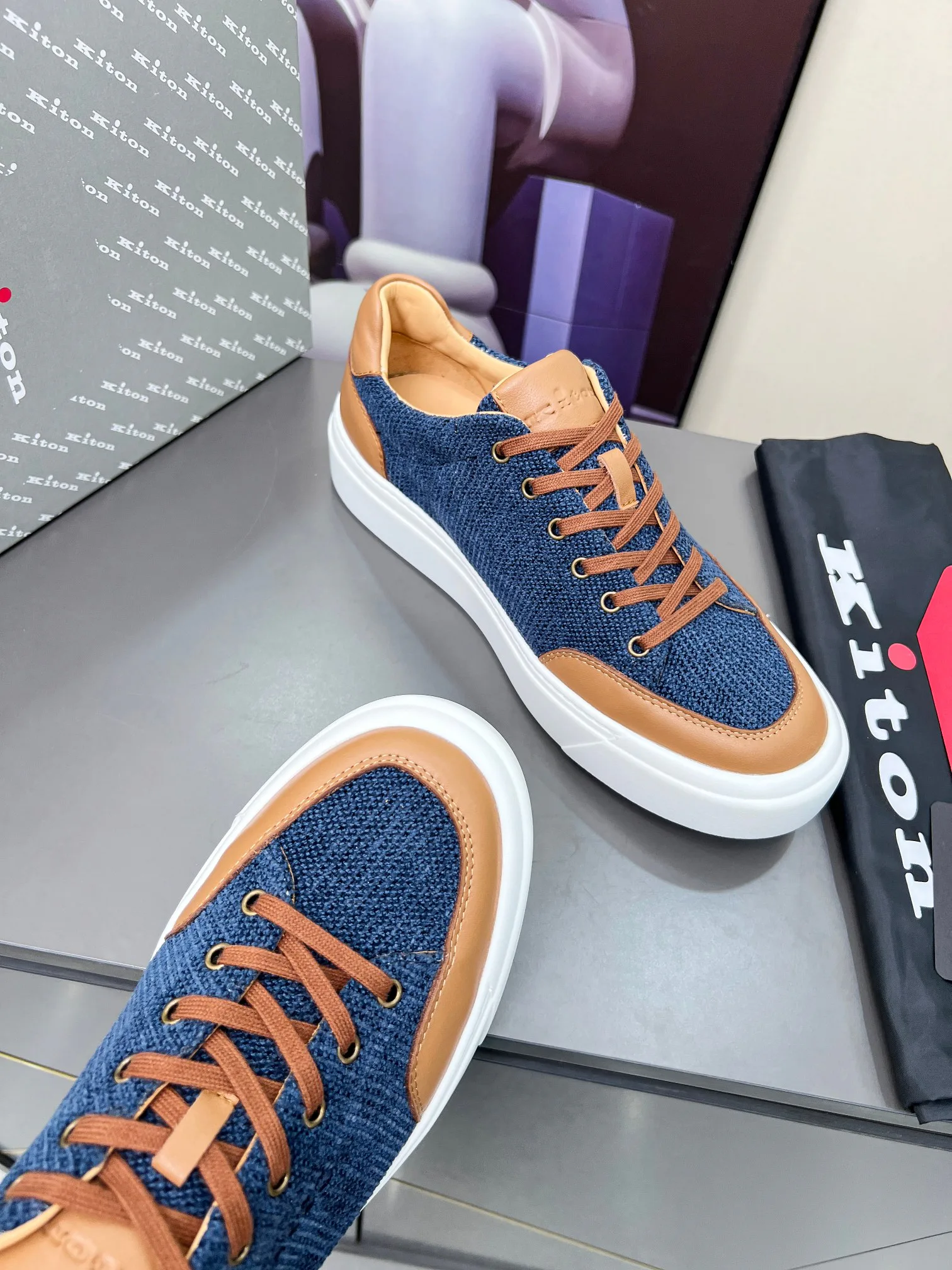 Кроссовки Мужские Kiton 75526