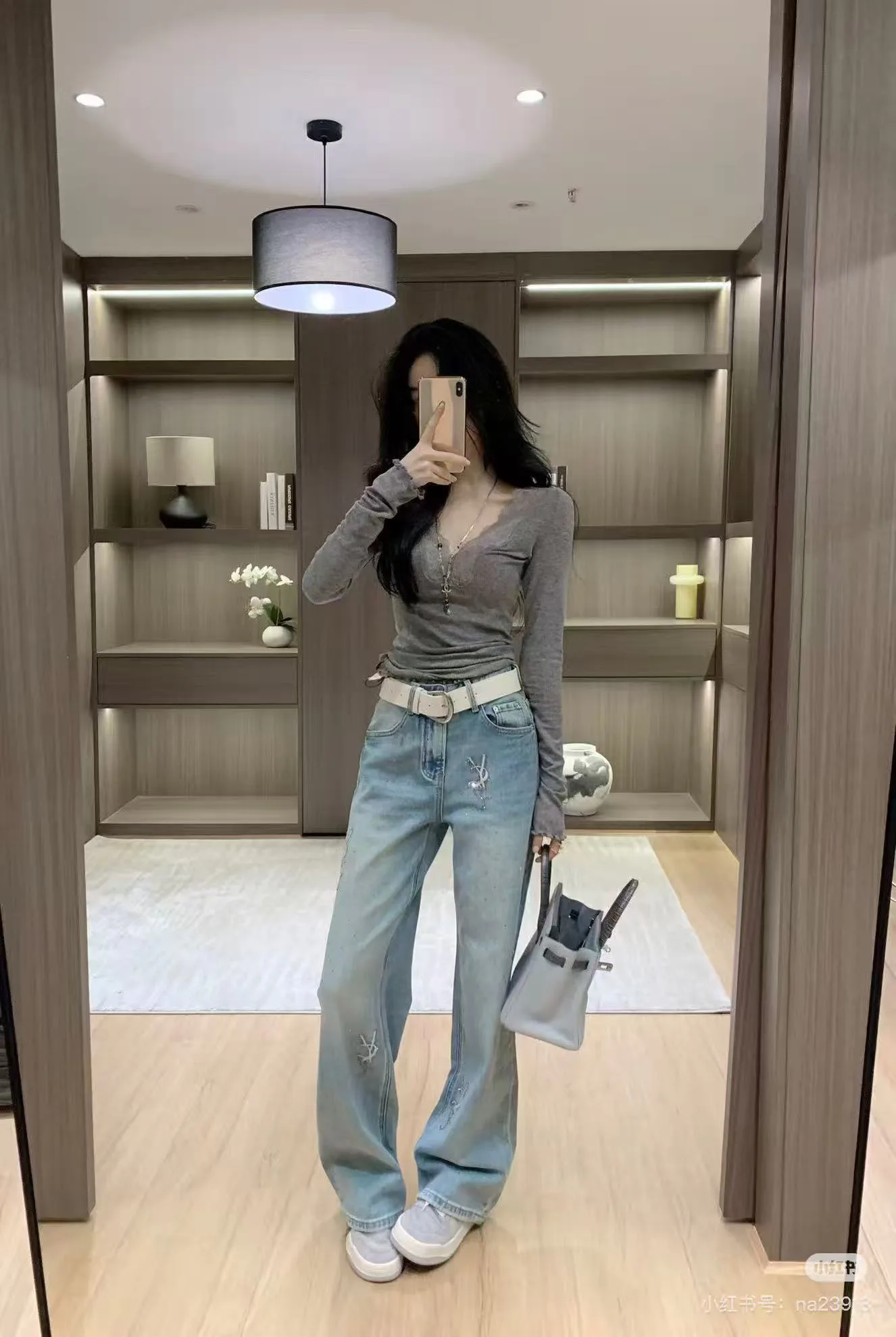 Джинсы Женские Saint Laurent 6733961