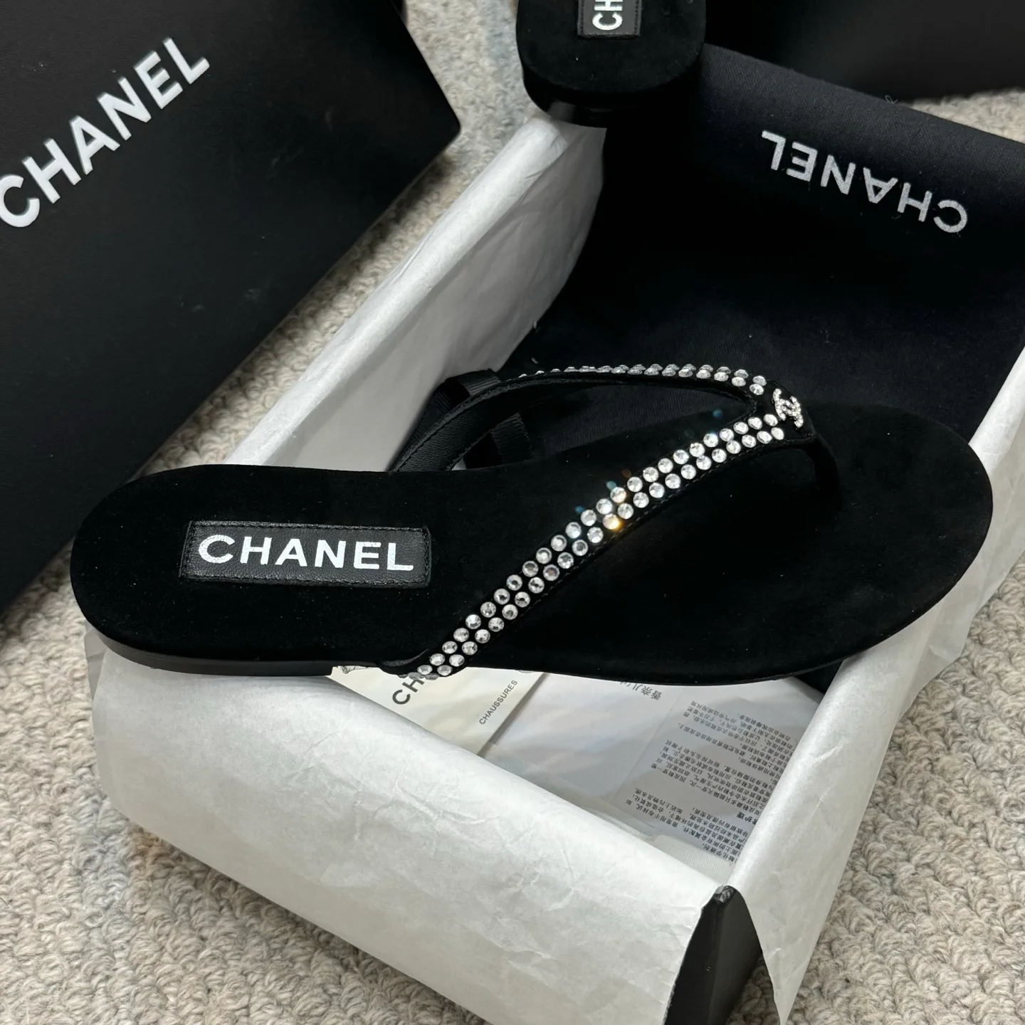 Шлепанцы Женские Chanel 13844