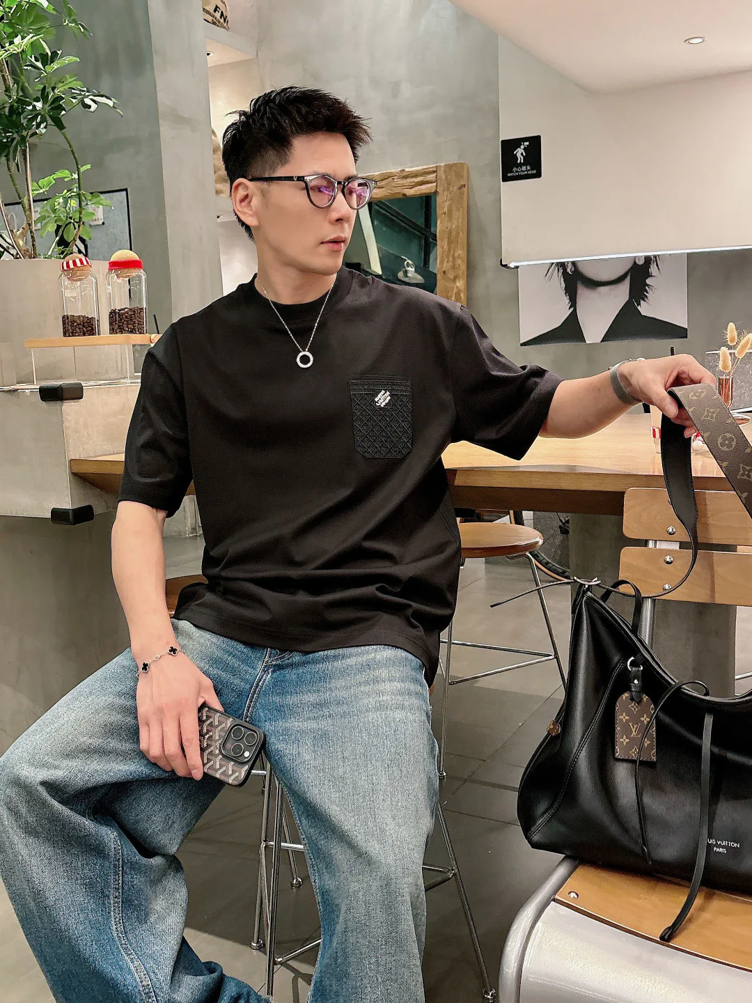Футболки Мужские Louis Vuitton 9465228