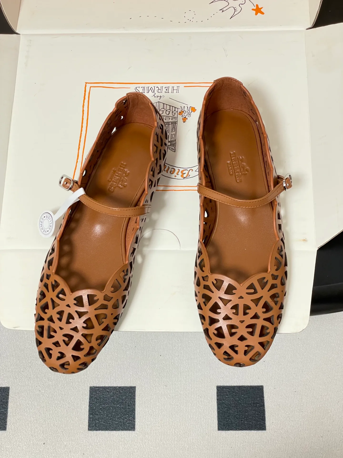 Балетки Женские Hermes 17558036