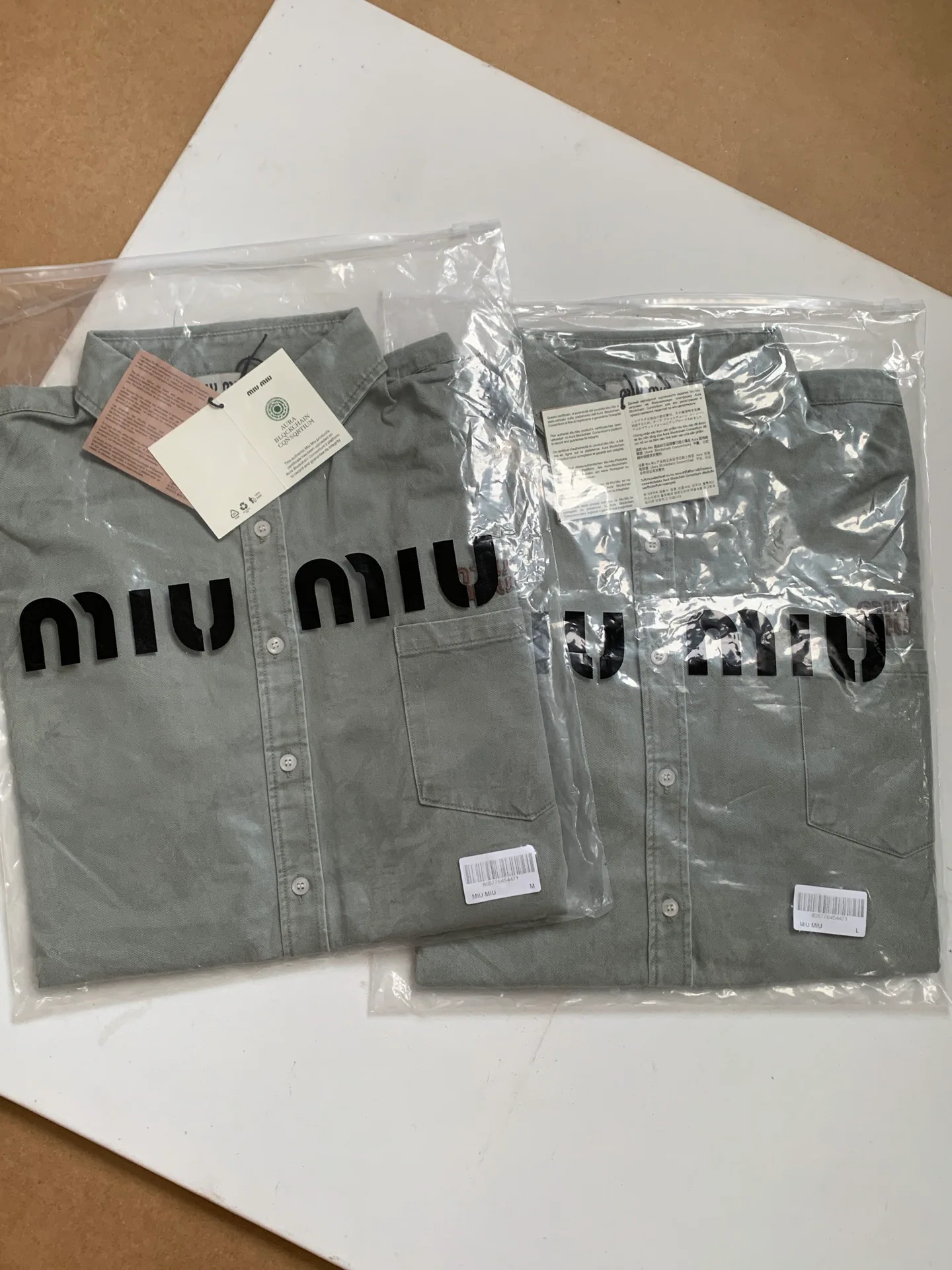 Рубашки Мужские Miu Miu 18142080