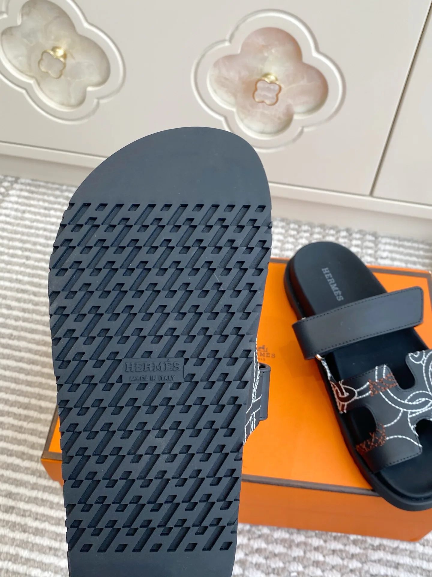 Шлепанцы Женские Hermes 1384869