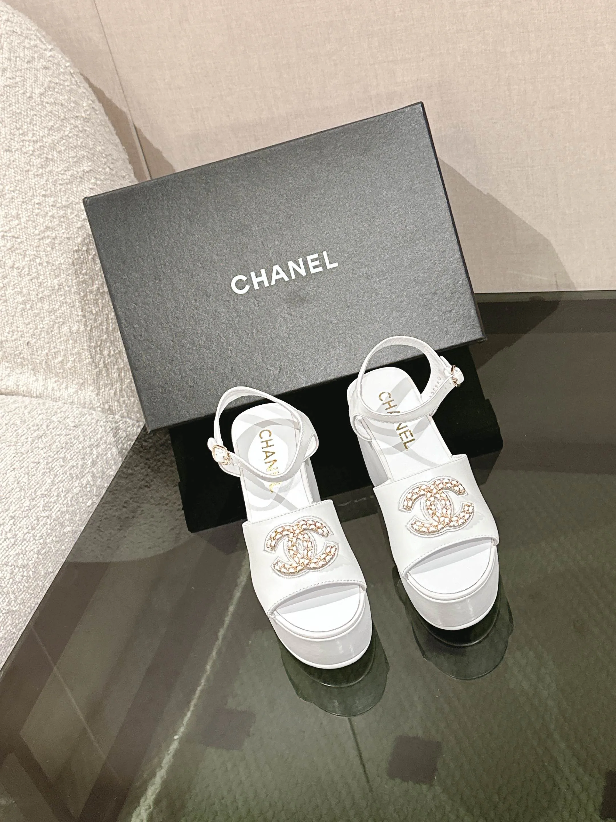 Босоножки Женские Chanel 35846