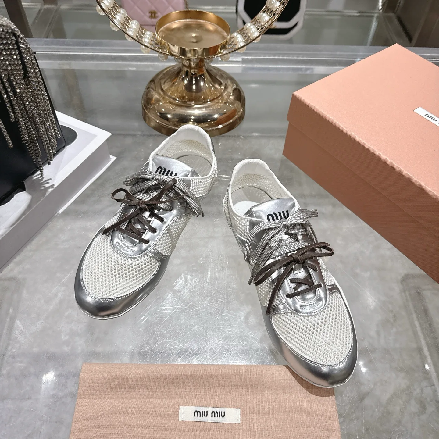 Кроссовки Женские Miu Miu 4549619