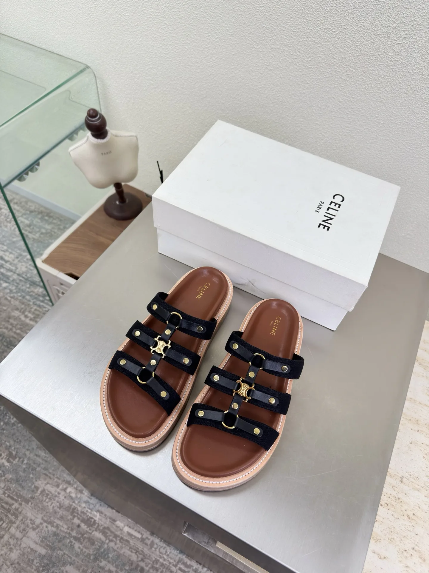 Шлепанцы Женские Celine 5084460