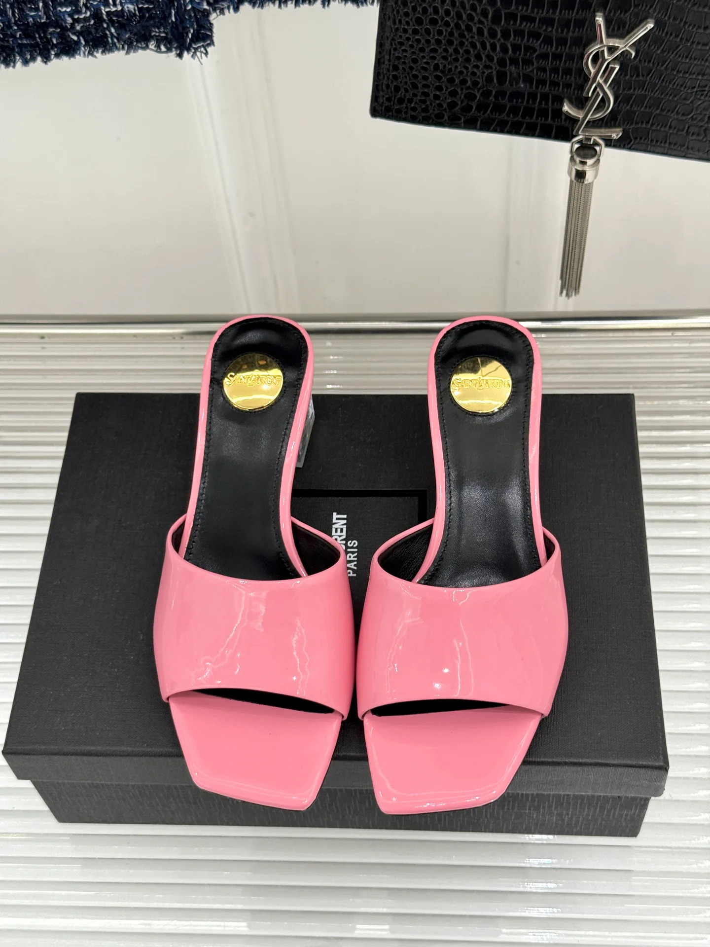 Босоножки Женские Saint Laurent 17024876
