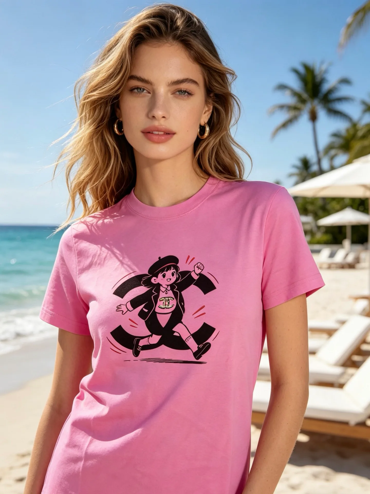 Футболки Женские Chanel 13076363