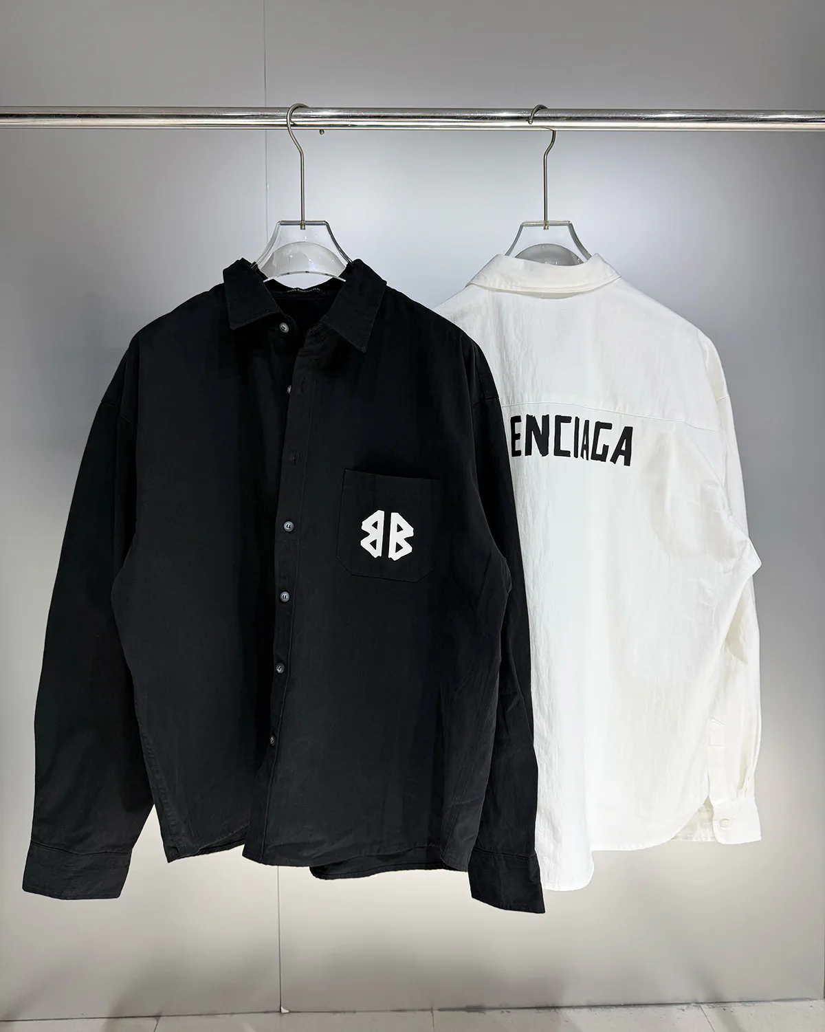 Рубашки Мужские Balenciaga 18978852
