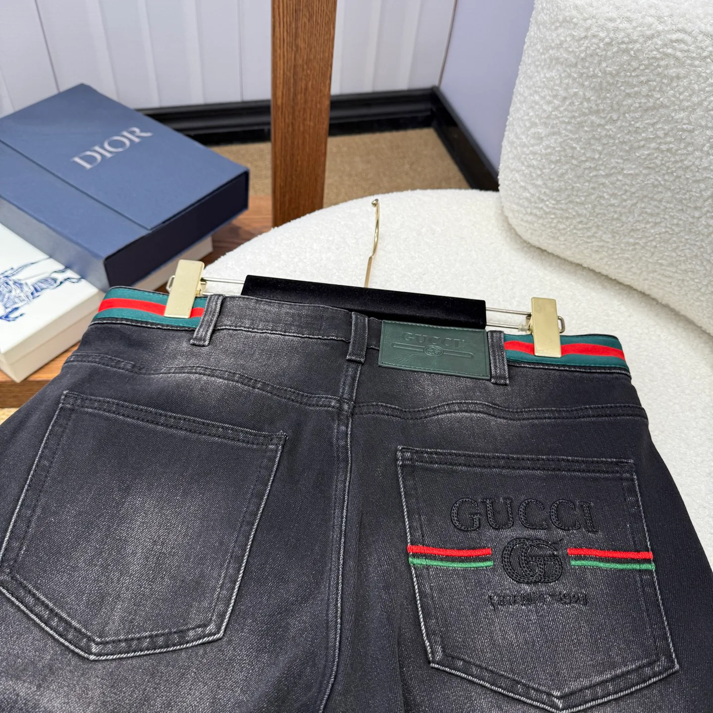 Джинсы Мужские Gucci 18029761
