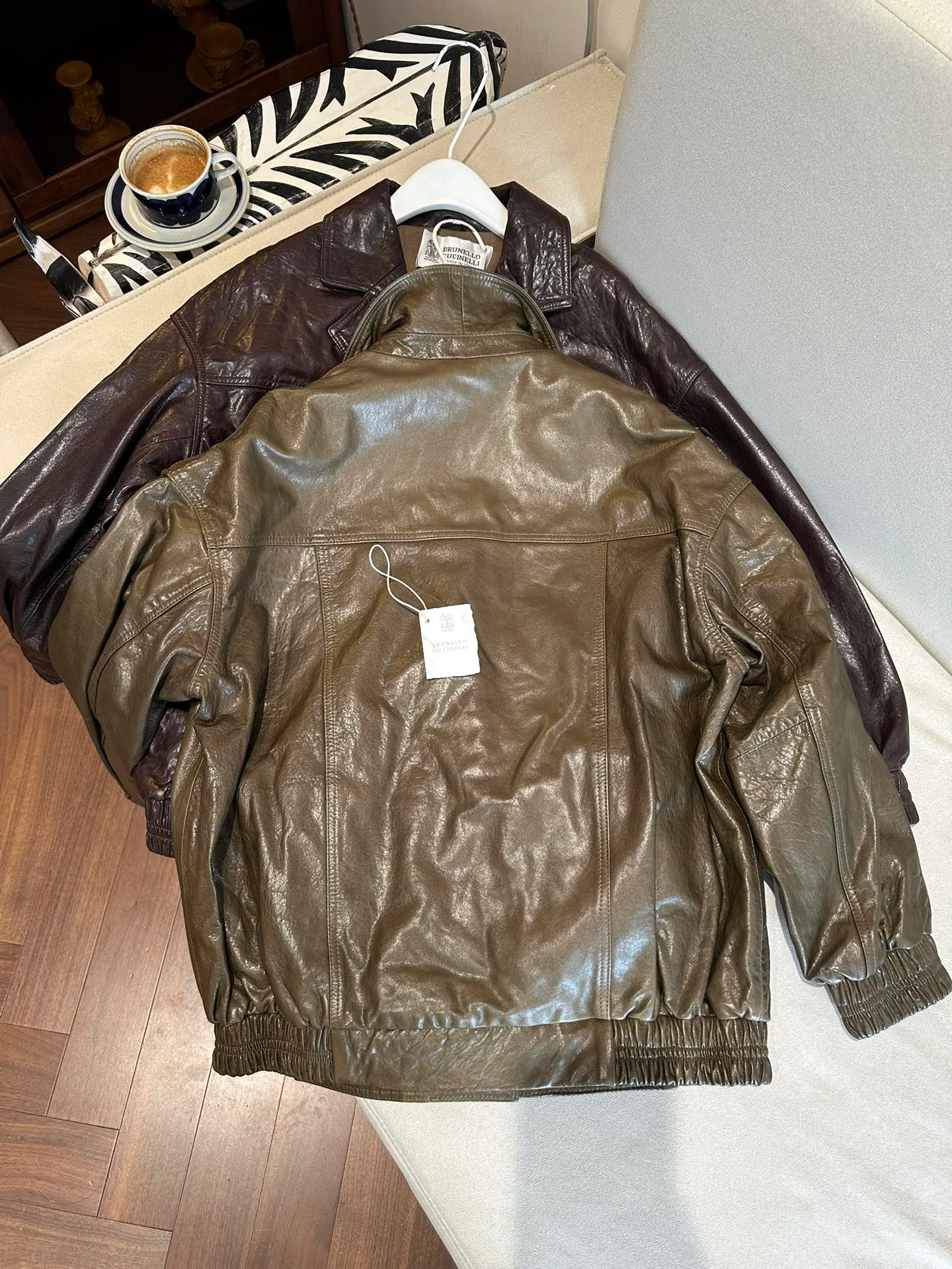 Кожаные Куртки И Дублёнки Женские Brunello Cucinelli 10817752