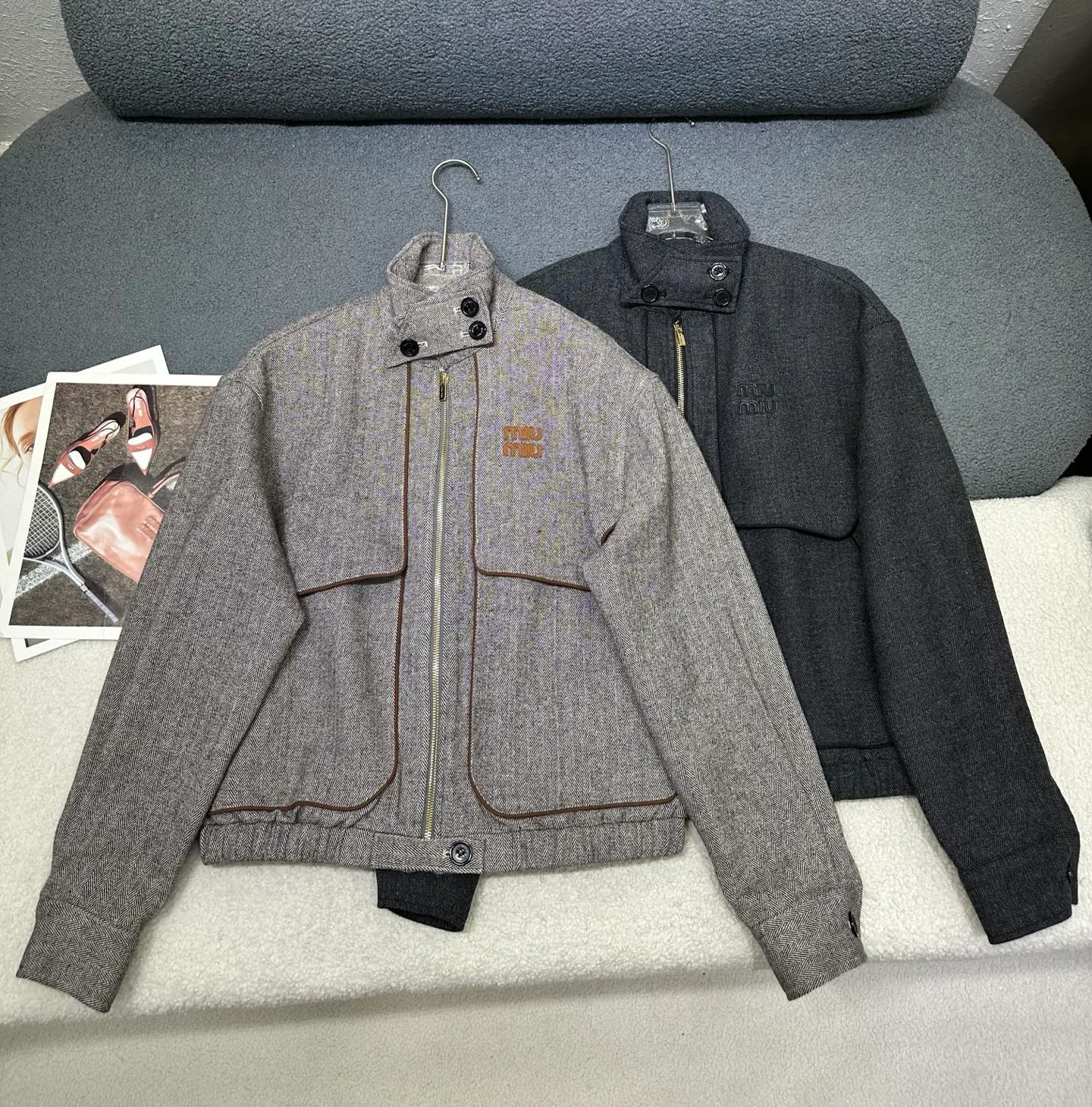 Куртки И Пуховики Женские Miu Miu 18594355