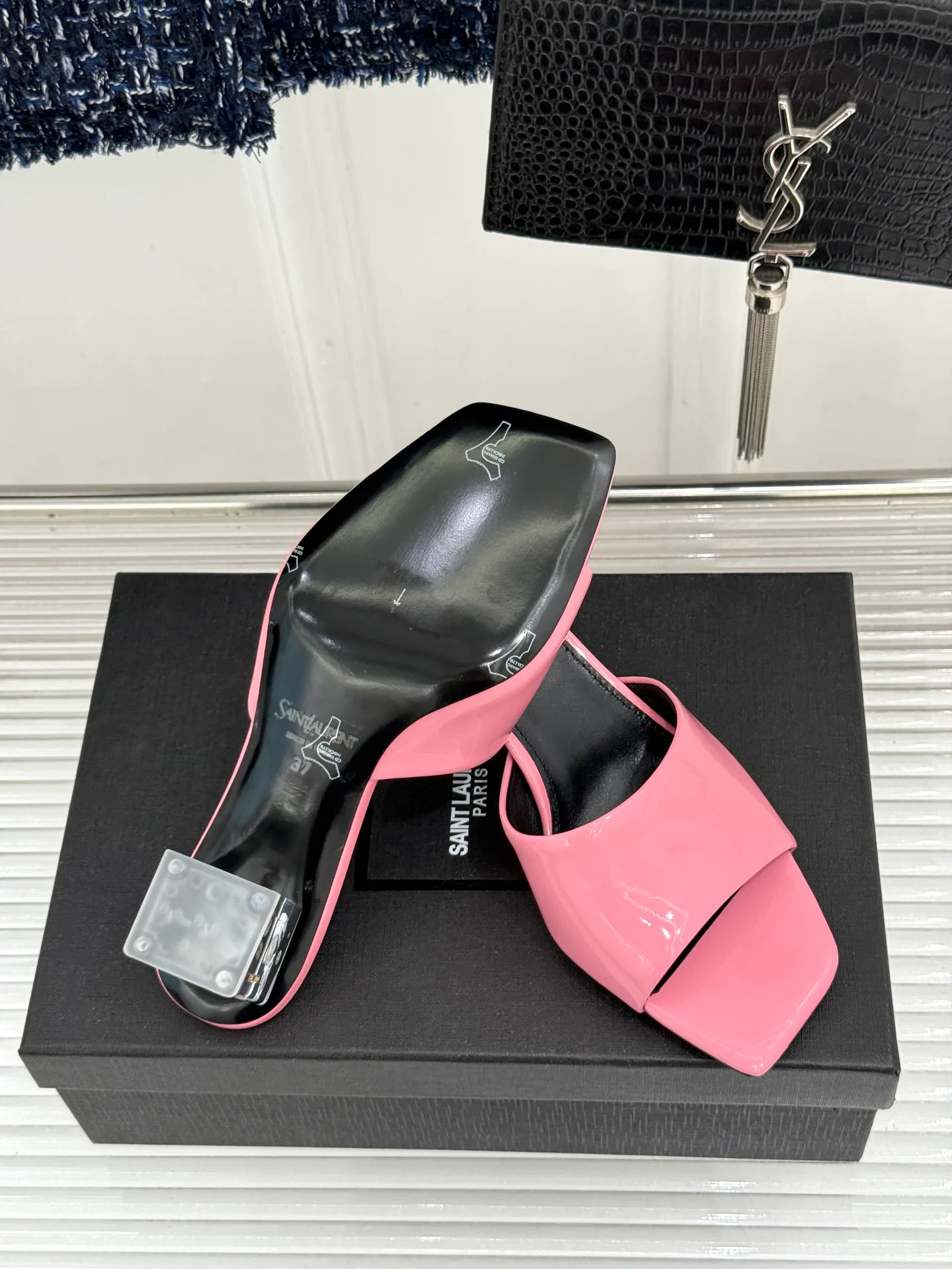 Босоножки Женские Saint Laurent 17024876