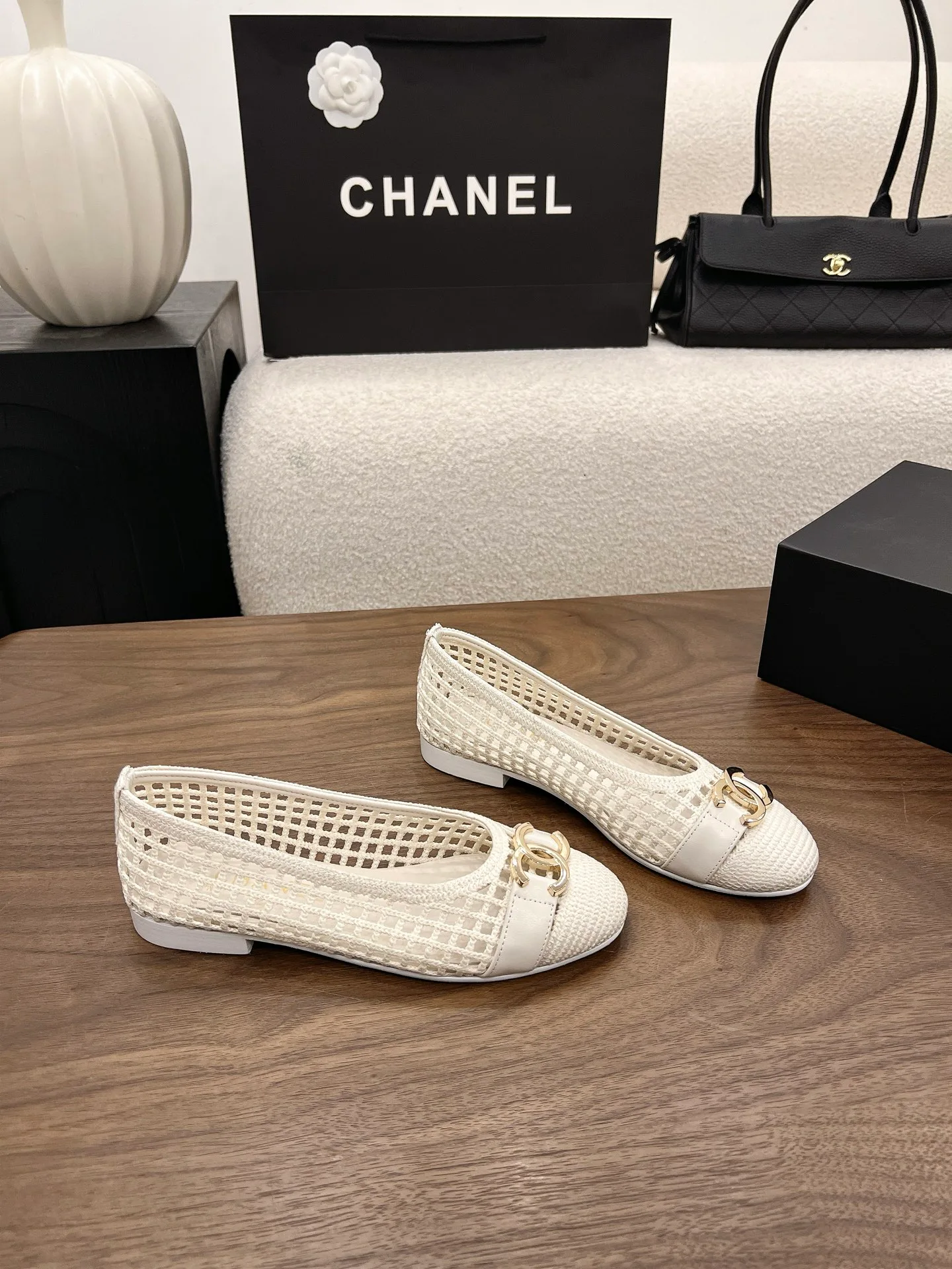 Балетки Женские Chanel 17342666