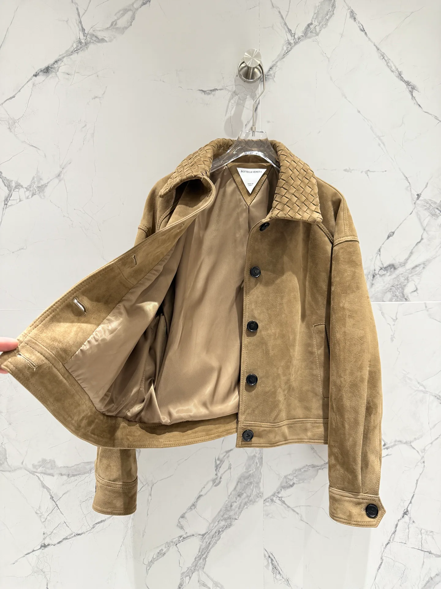 Кожаные Куртки И Дублёнки Женские Bottega Veneta 11428957