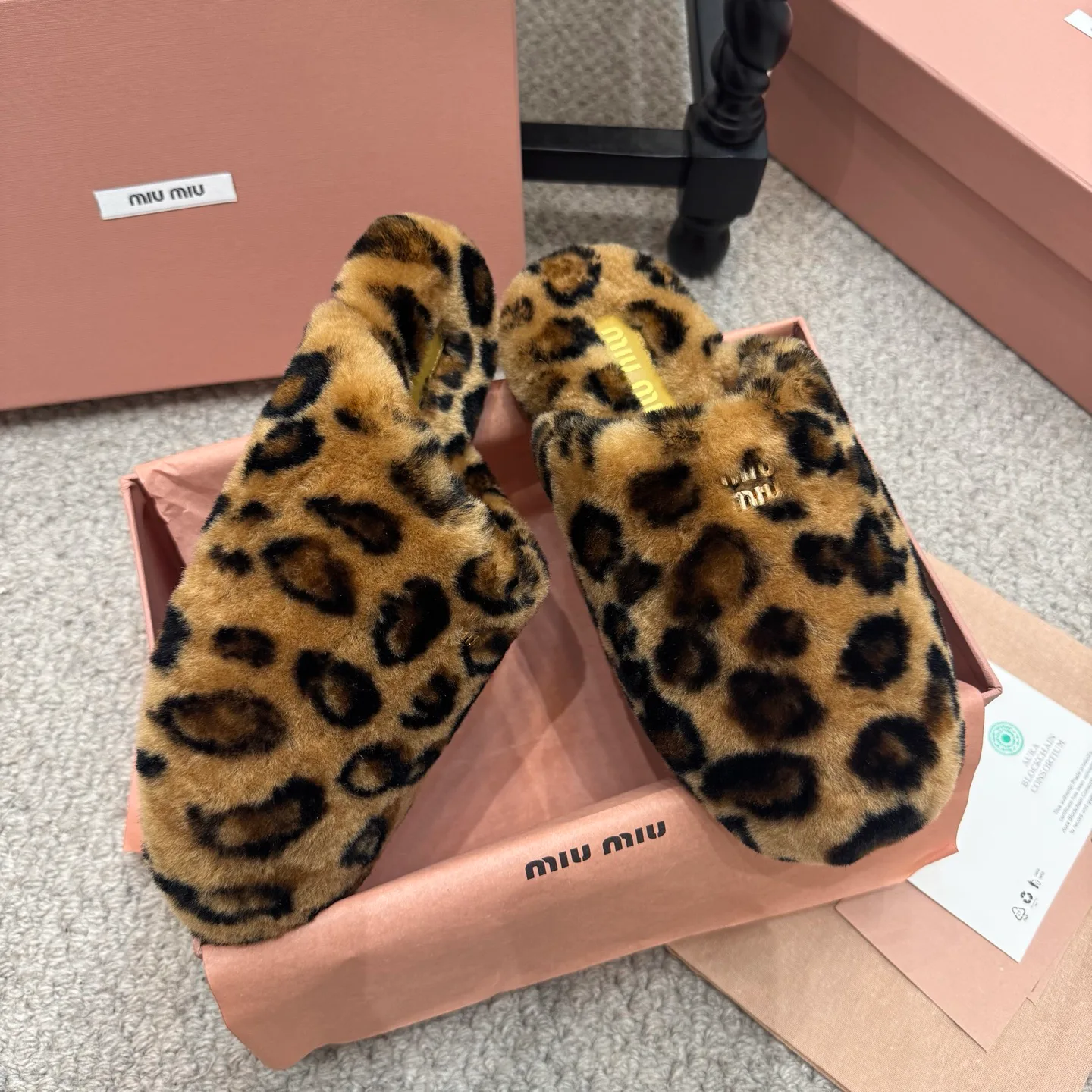 Тапочки Женские Miu Miu 195831