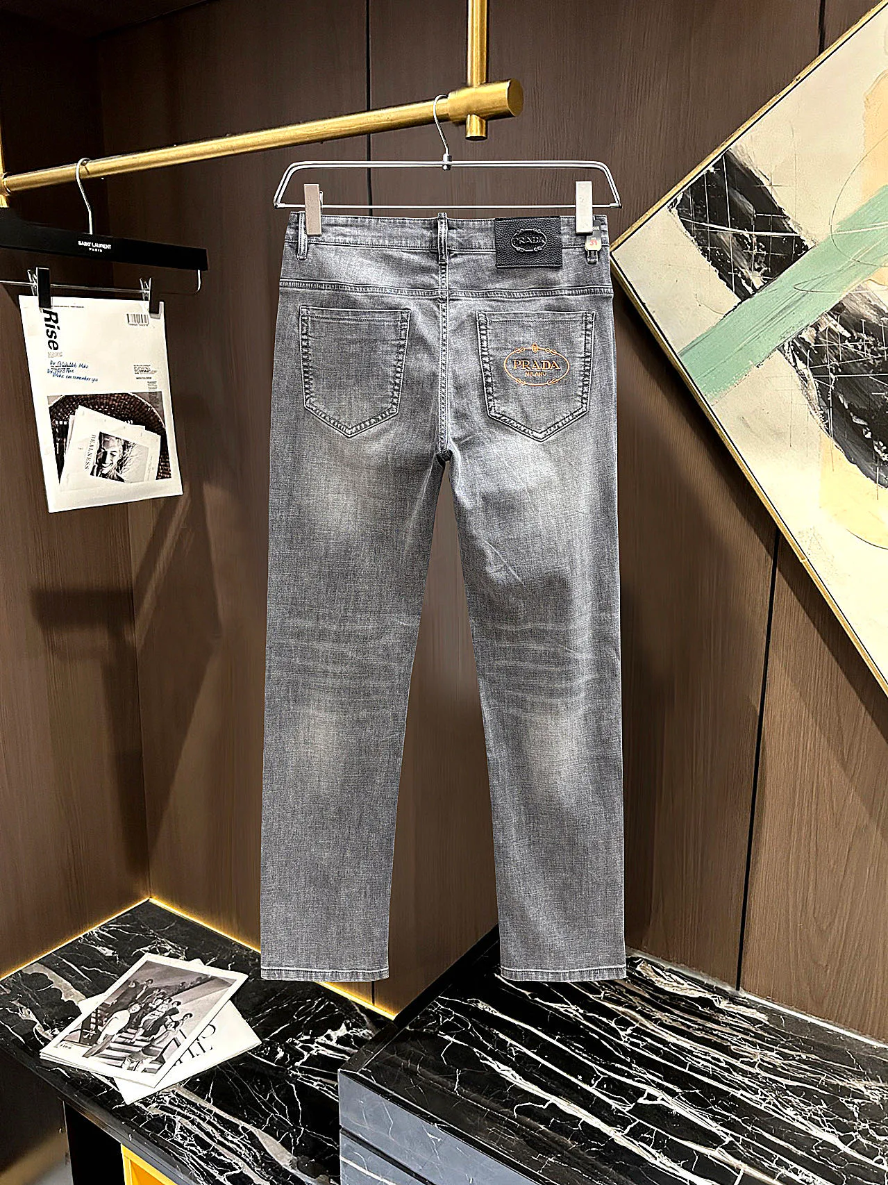 Джинсы Мужские Prada 14296444