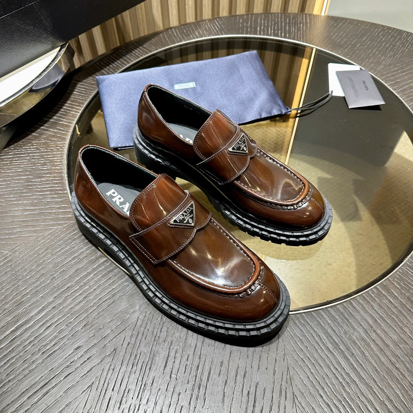 Лоферы И Туфли Мужские Prada 18192303