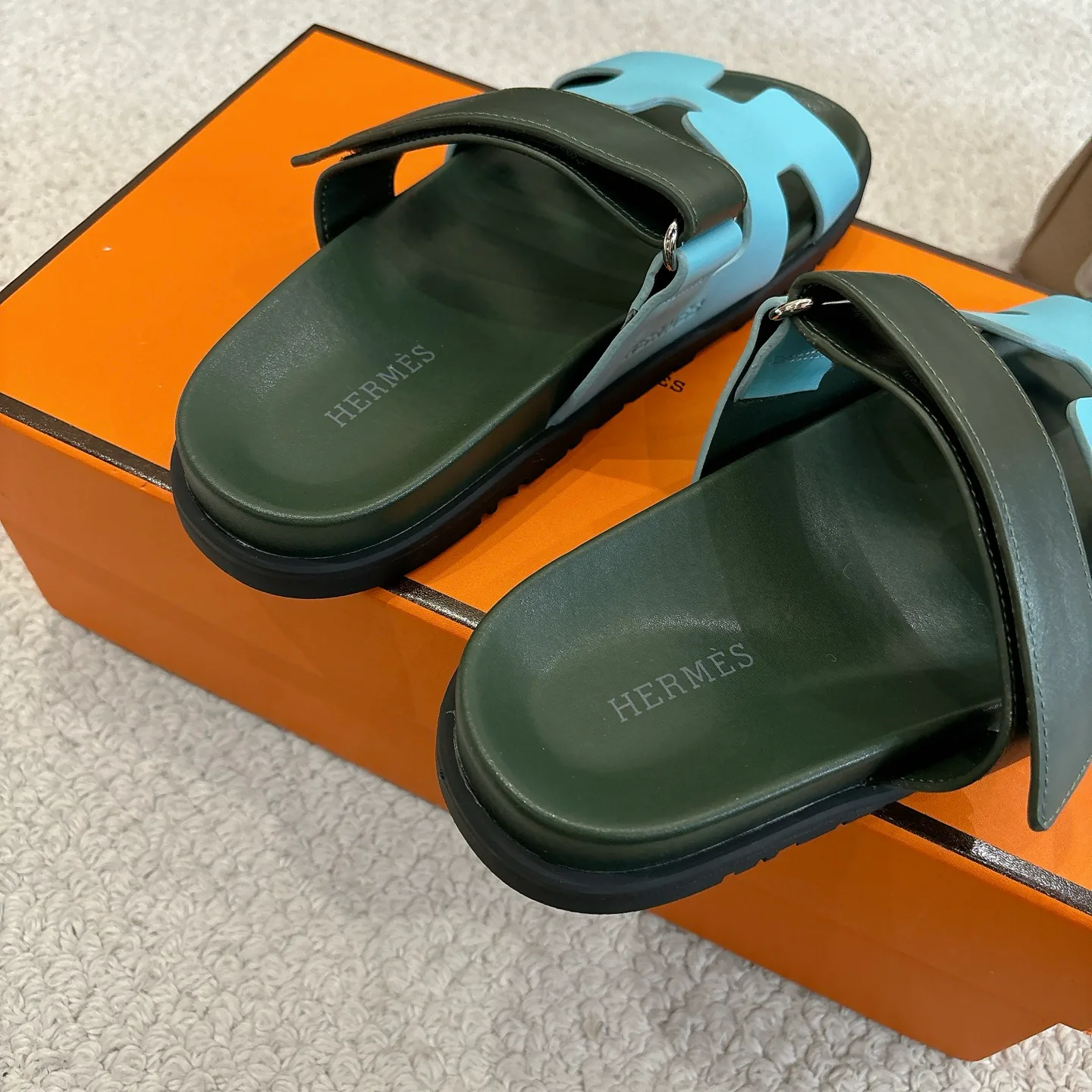 Шлепанцы Женские Hermes 406429