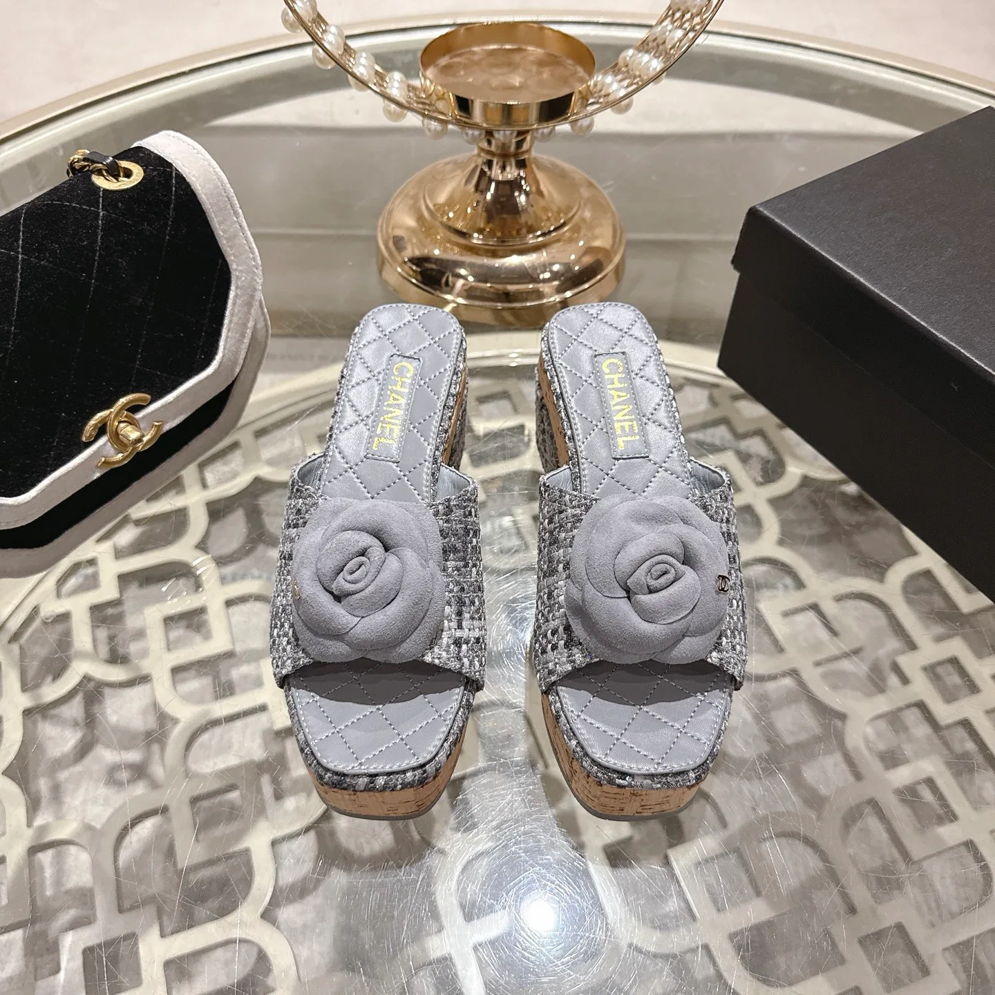 Босоножки Женские Chanel 1529105