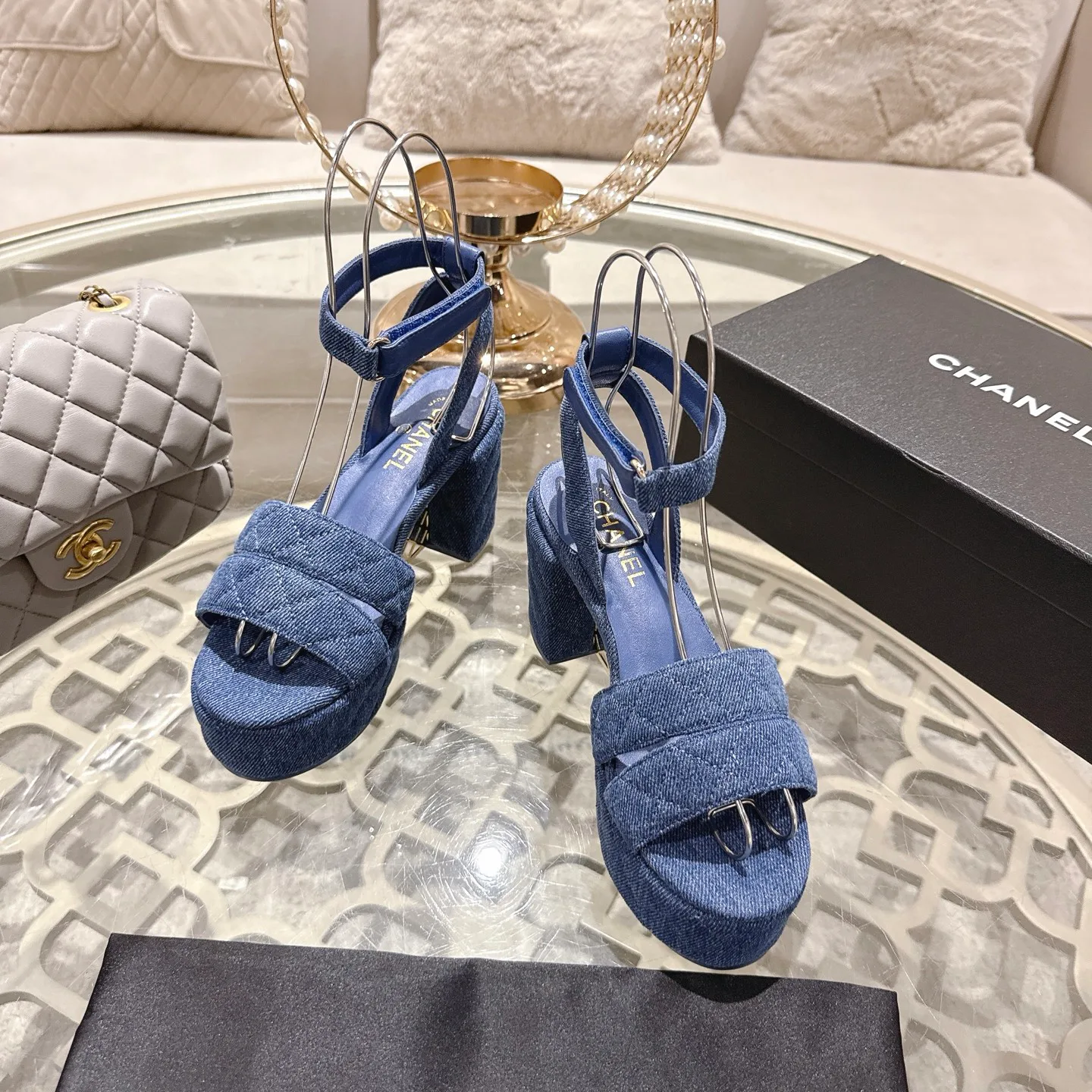 Босоножки Женские Chanel 9361028